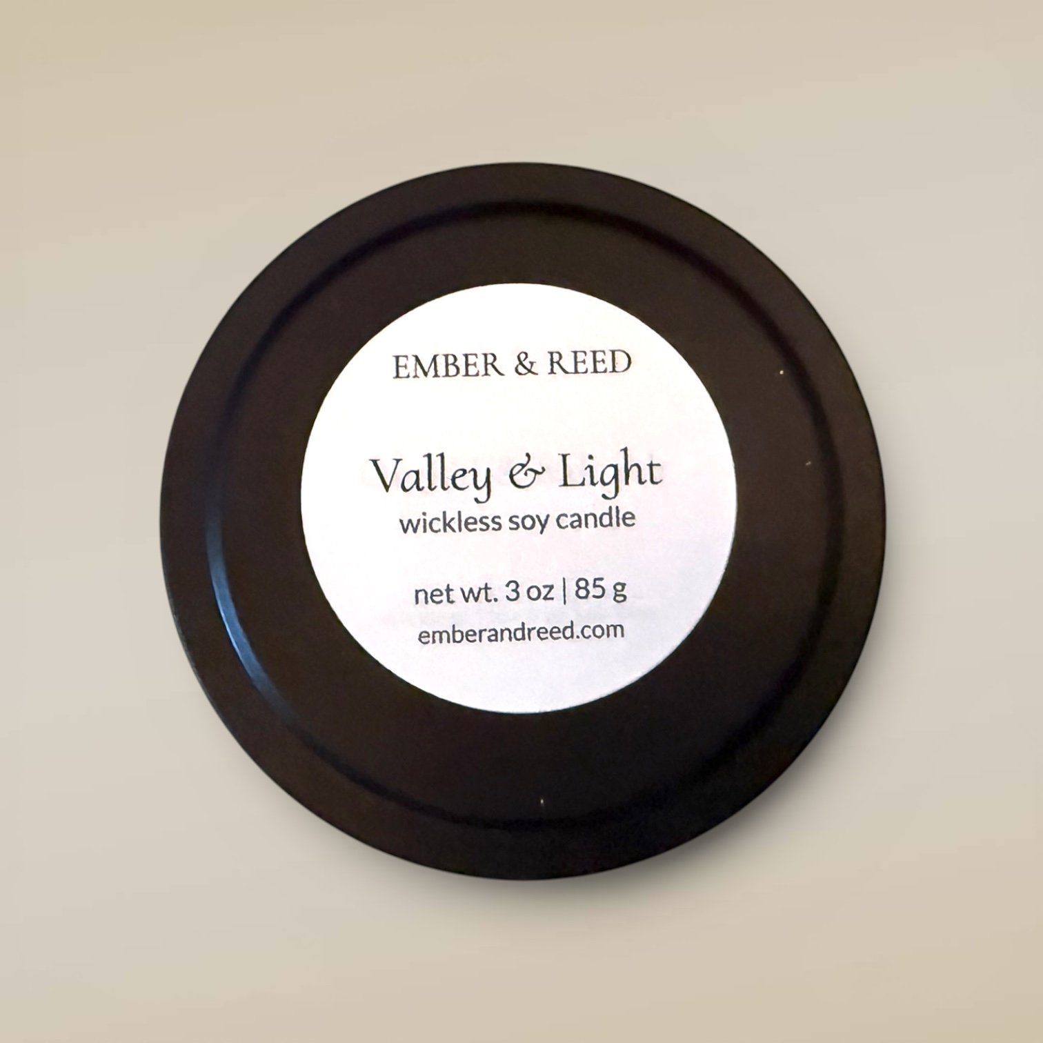 Valley & Light Wickless Tin