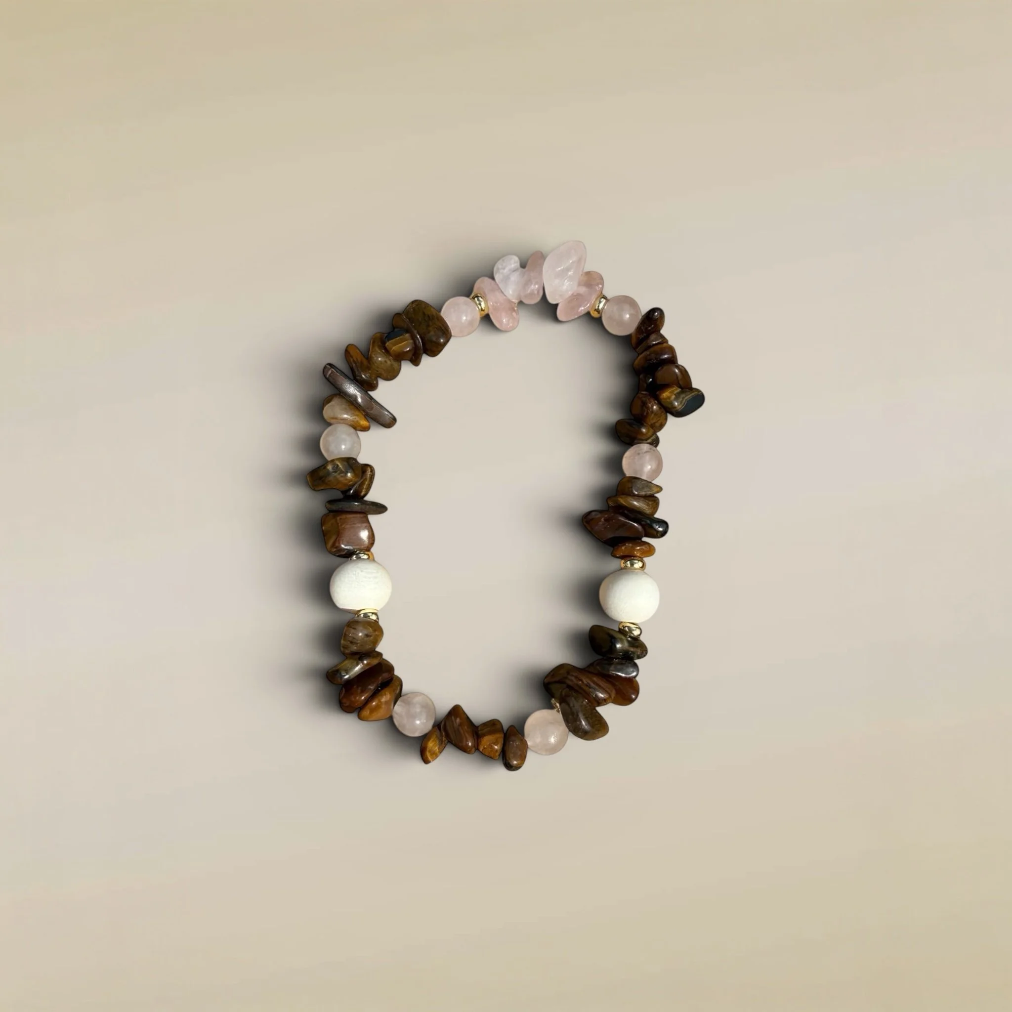 The Blossom Collection | Rose Quartz & Tiger's Eye