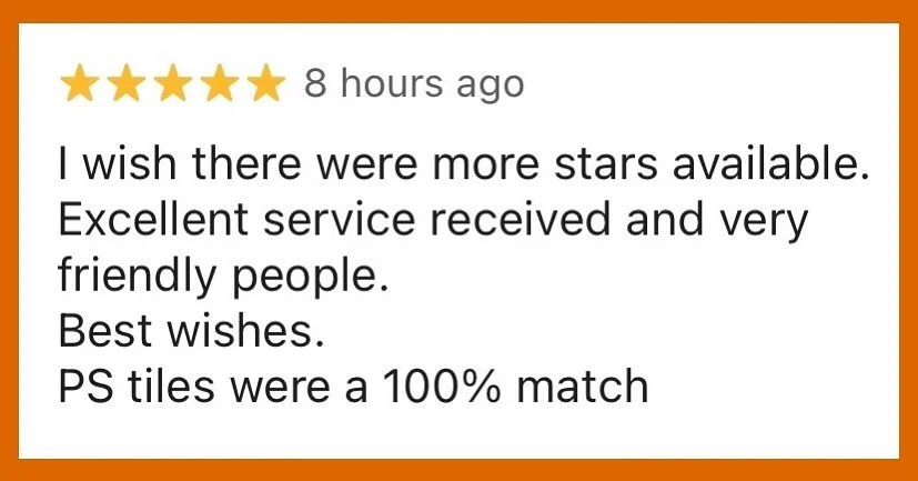 Super happy to have received some great feedback from our recent customer 🙌

If you&rsquo;ve ever received an exceptional product/service from a company - make sure you leave them a review so they know just how great they are! It really makes their 