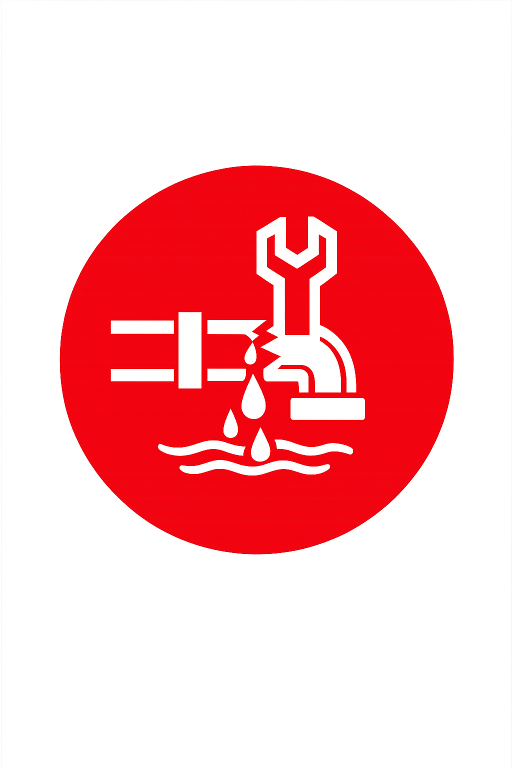 Major water leaks icon representing emergency water leak detection and leak repair services in Fulham.