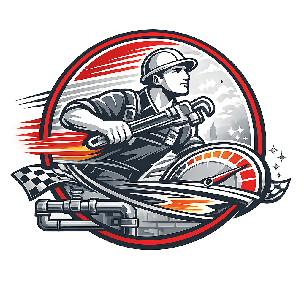 Fast, hassle-free service icon representing efficient plumbing installations with minimal disruption.