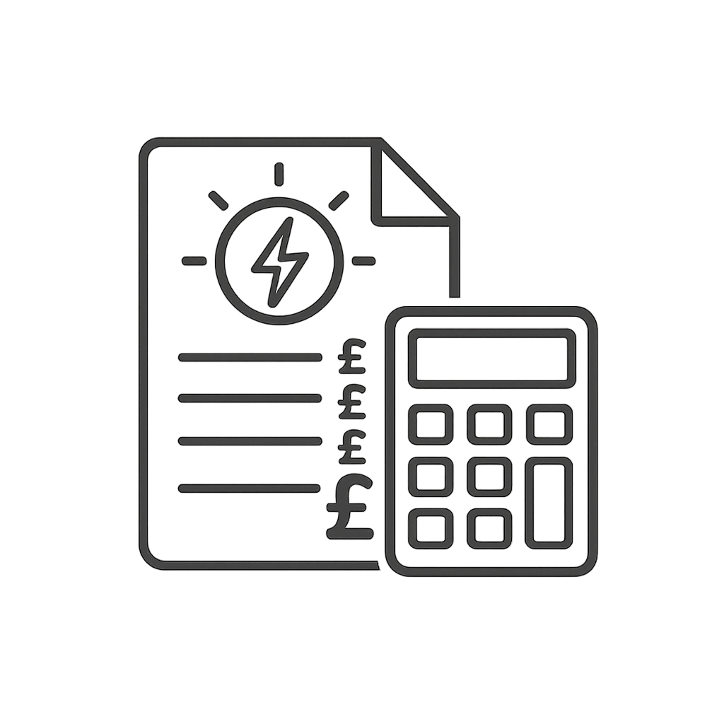 Transparent pricing icon representing honest electrical pricing with no hidden costs.