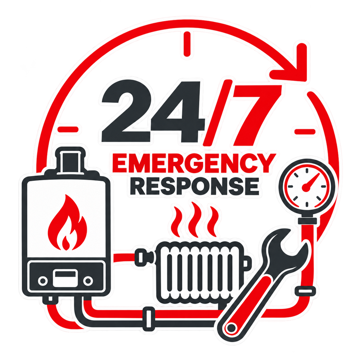 24/7 emergency boiler repair and heating service by Under Pressure Plumbing