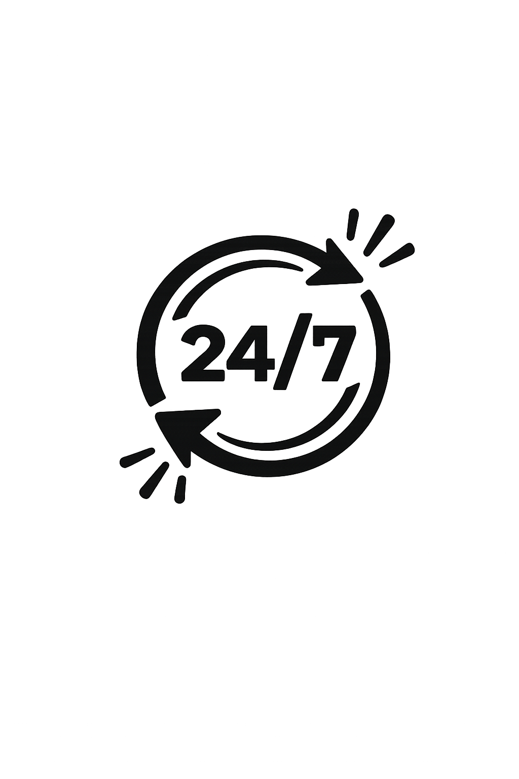 24/7 emergency plumber Fulham icon representing rapid emergency plumbing response across Fulham.