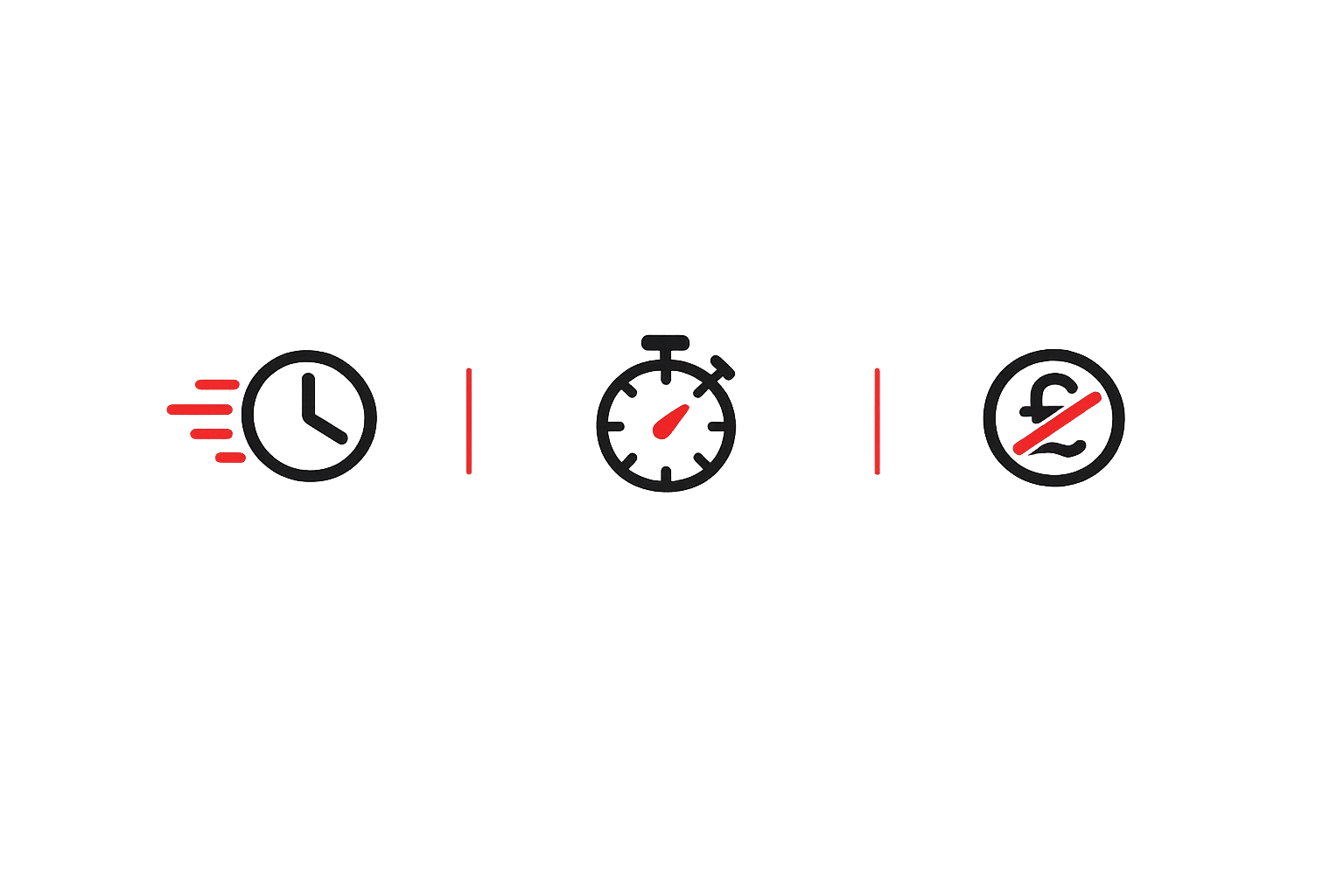 Boiler control panel with three dials showing temperature and pressure settings.