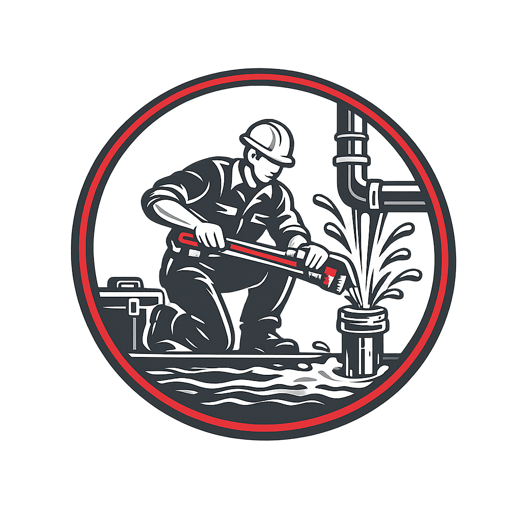 Emergency plumbing icon representing fast response for burst pipes, leaks and urgent plumbing repairs.