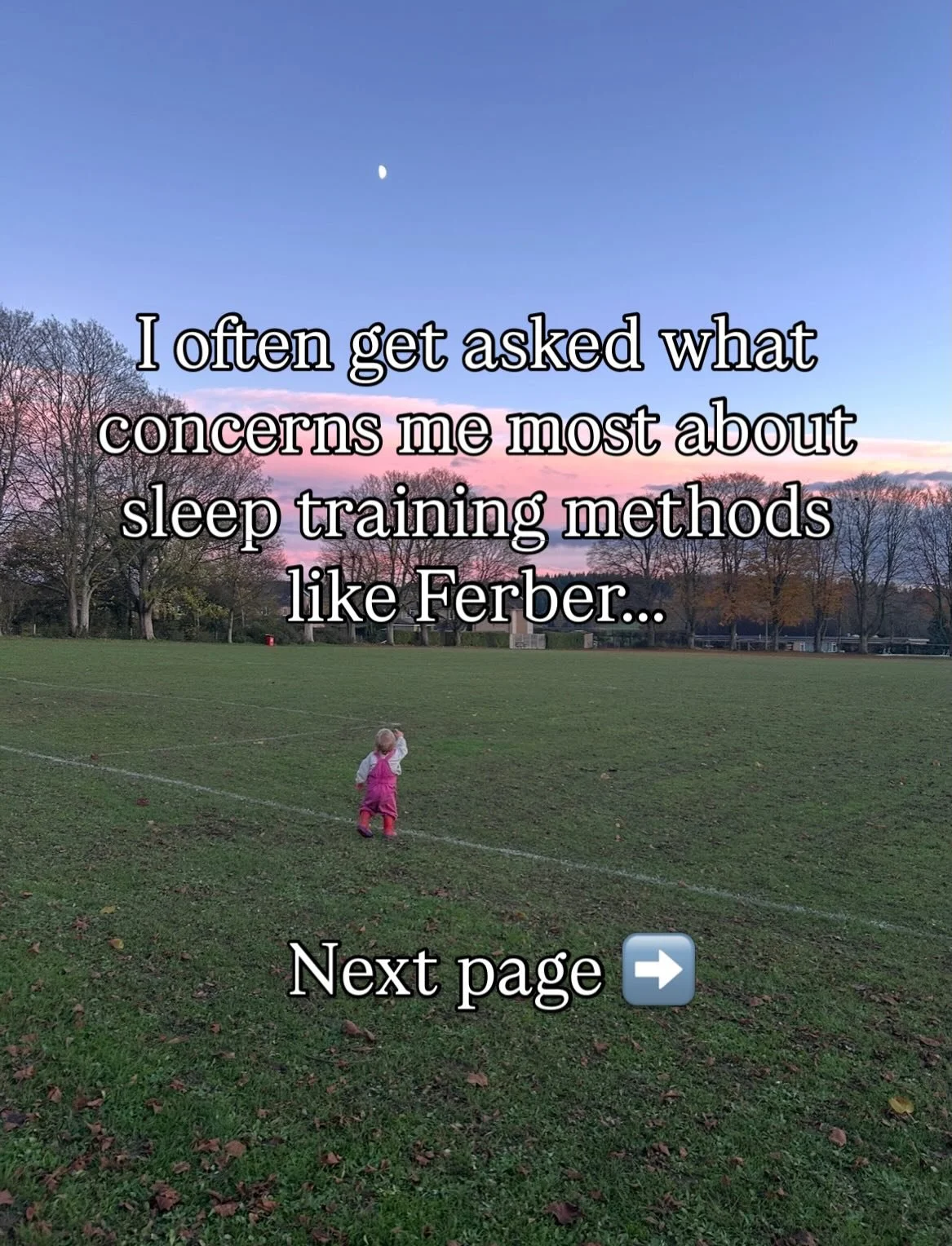 What concerns me most about sleep training methods like Ferber is what often gets missed.

Sleep struggles are frequently a symptom, not the problem.
Has anyone looked at reflux, airway restrictions or iron levels?

Age and development matter.
A six 