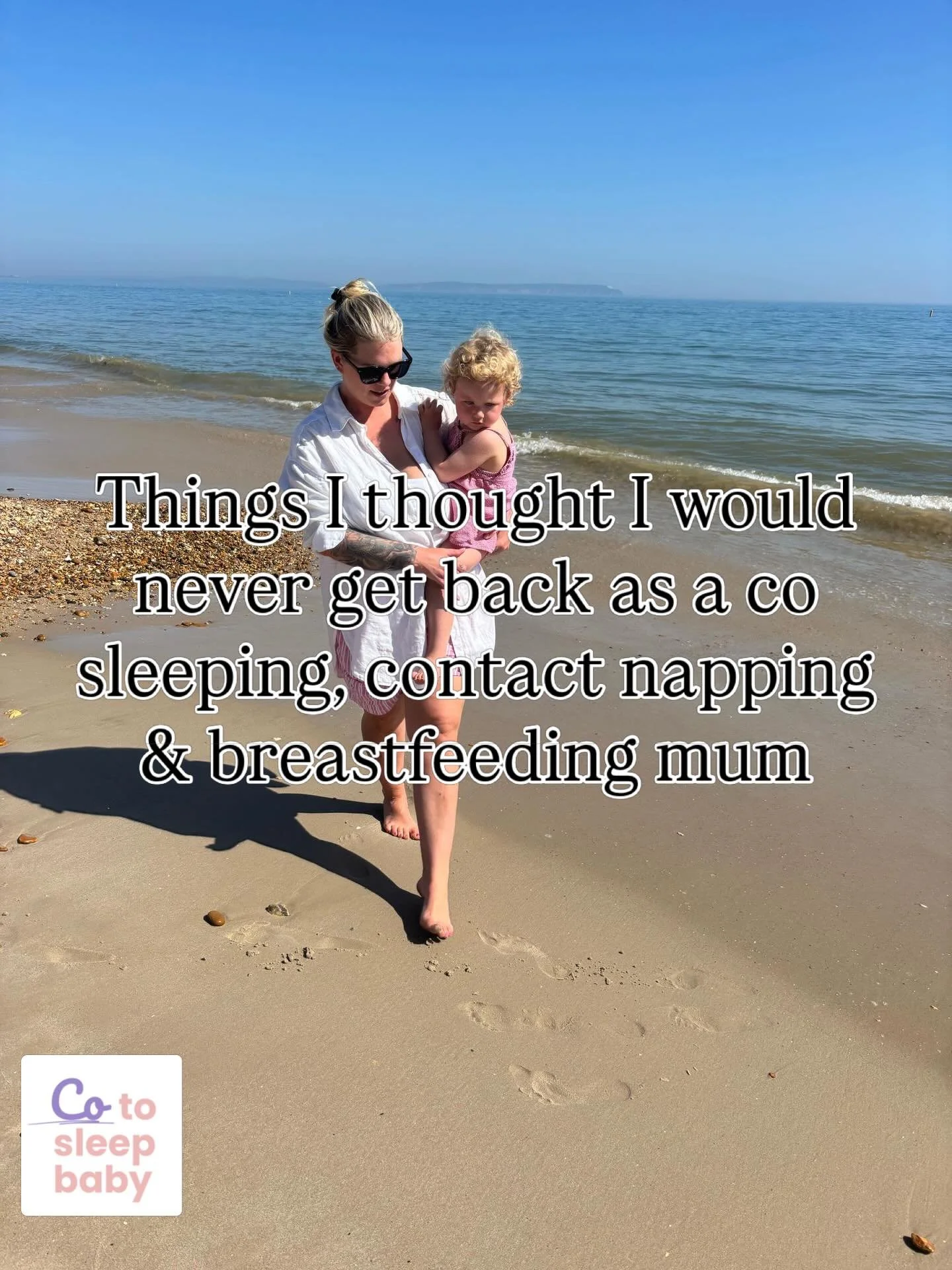 When you are in the thick of early motherhood, especially if you are co sleeping and breastfeeding on demand, it can feel all consuming.

The early bedtimes. The constant touch. The missed plans. The feeling that your world has become very small.

I 