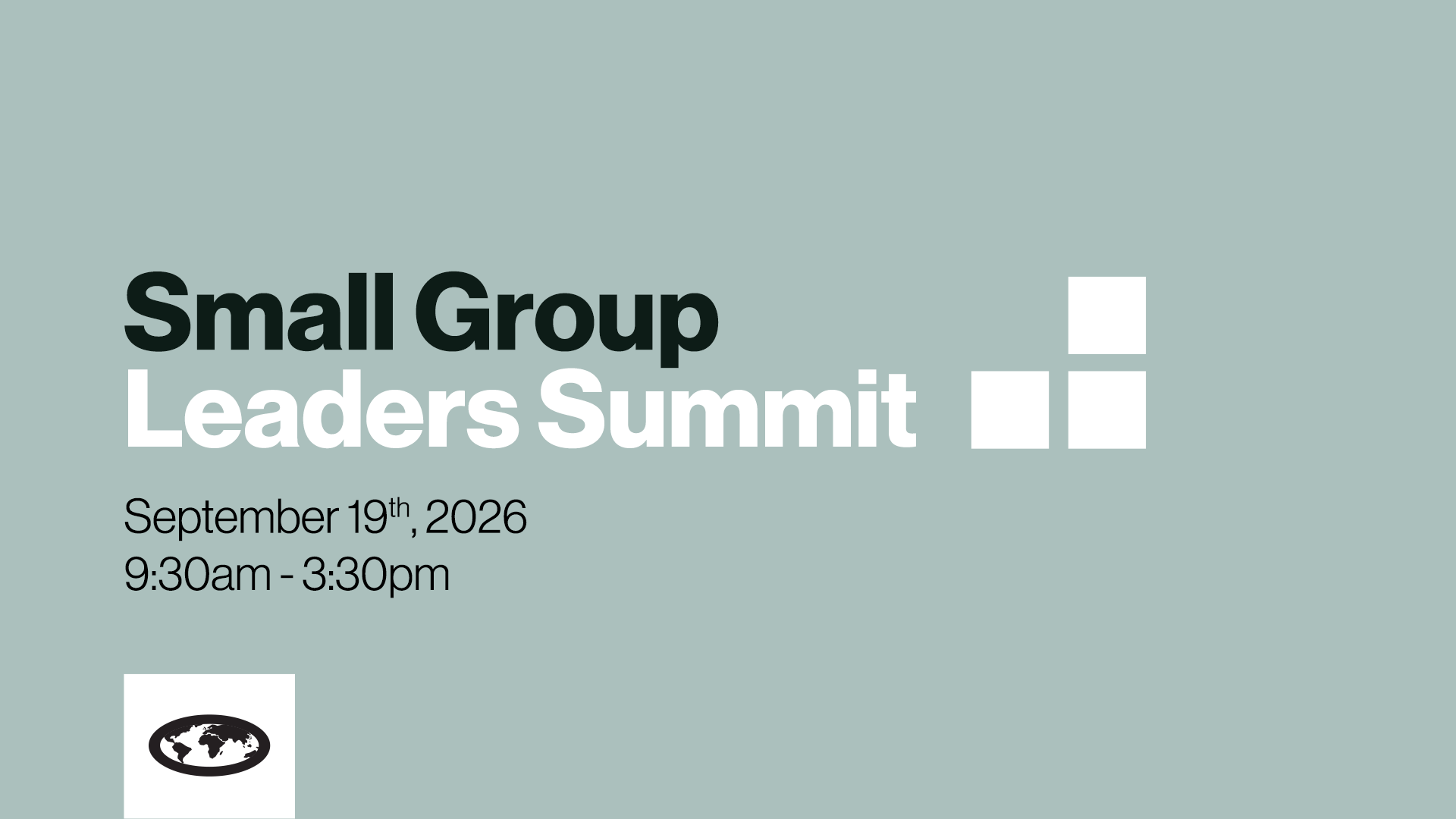Small Group Leaders Summit 2026