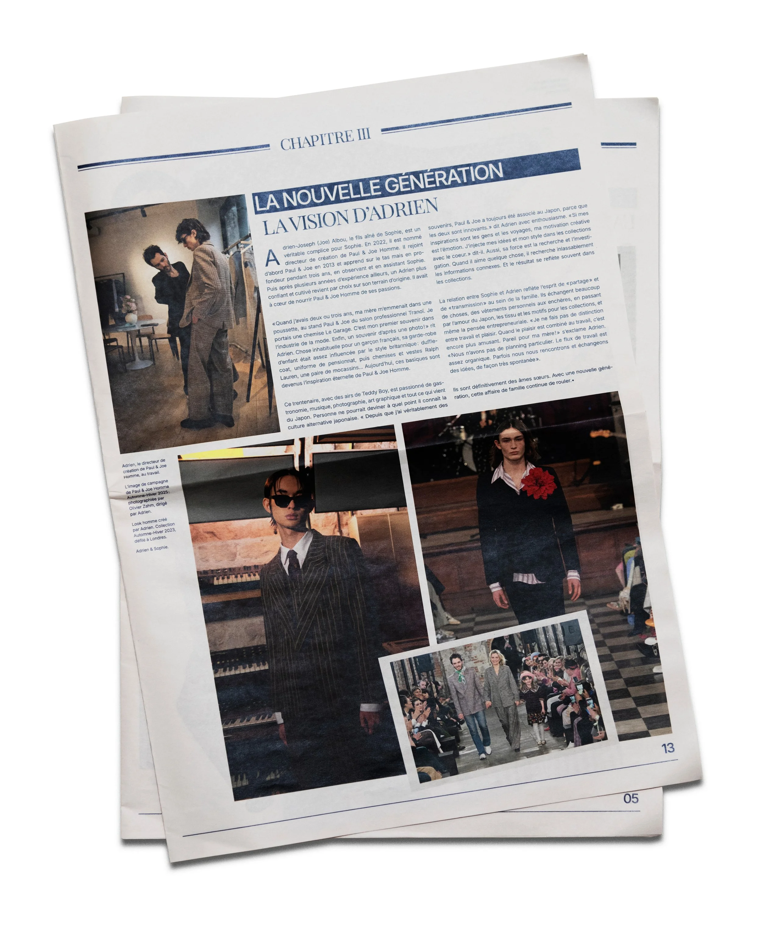 Paul&Joe, Newspaper 30e anniversaire