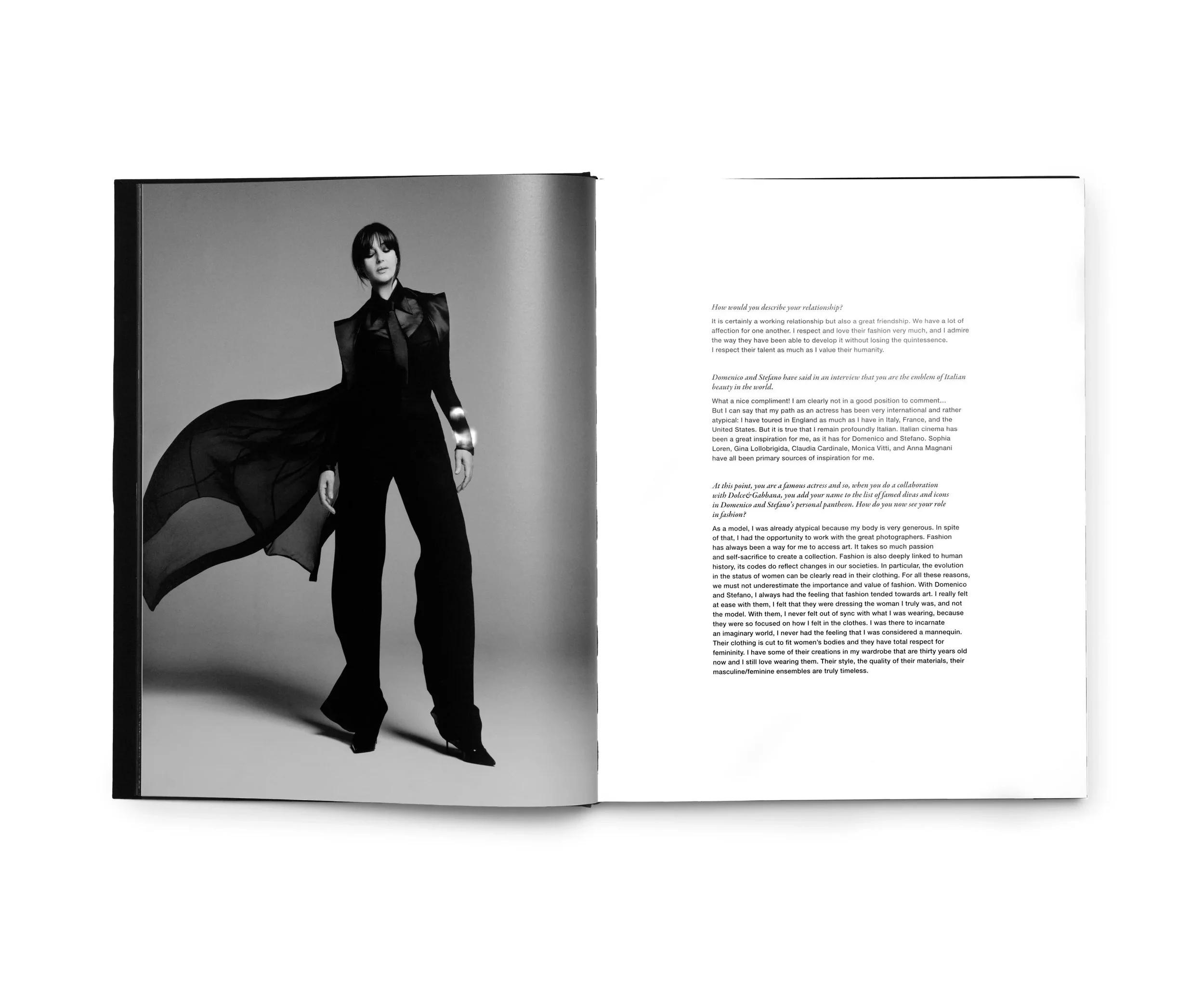 Monica, par Dolce & Gabbana et les éditions Rizzoli, maquette, @jean-baptiste mondino