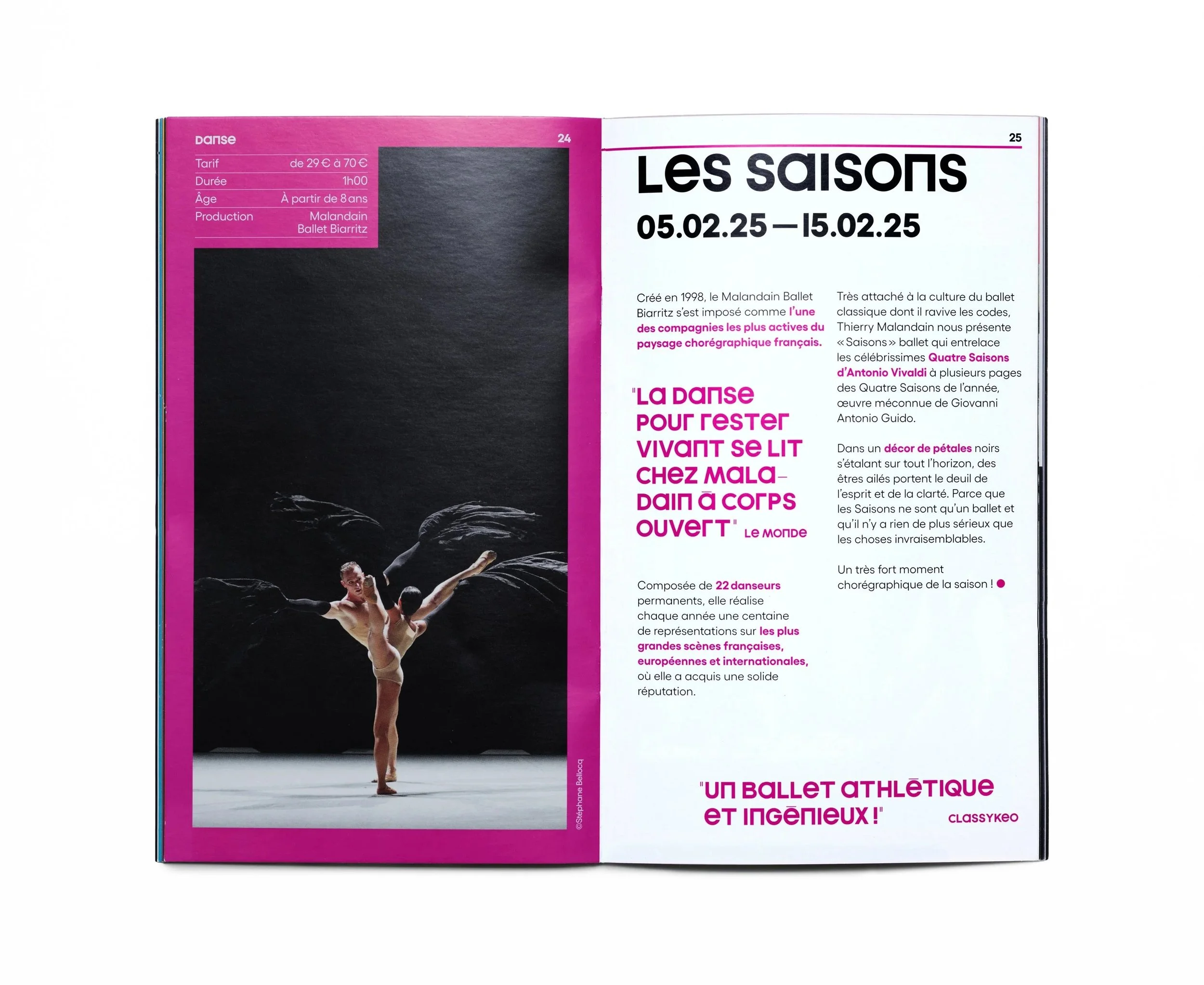 Le 13e art, plaquette de saison 2024-2025