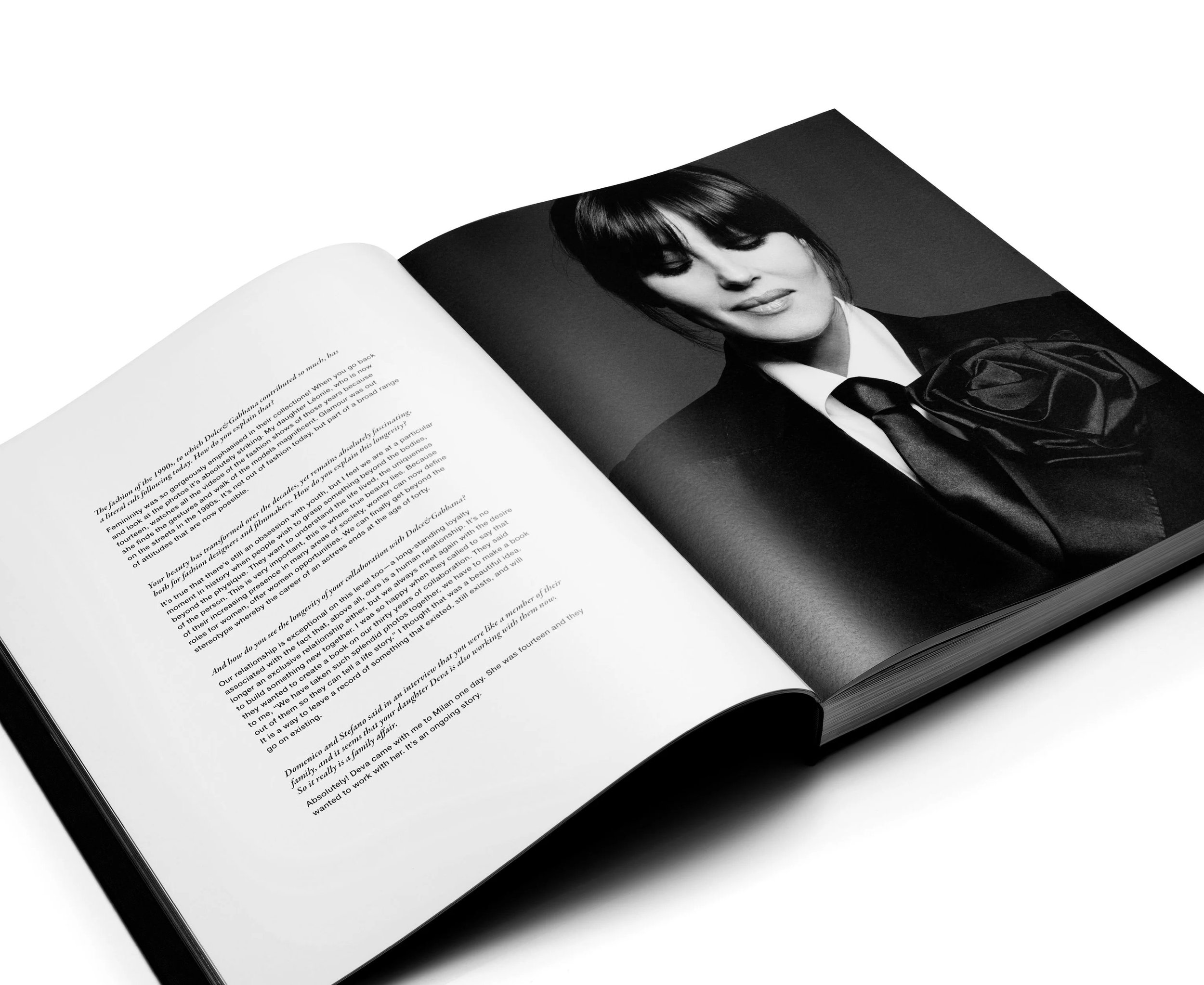 Monica, par Dolce & Gabbana et les éditions Rizzoli, maquette, @jean-baptiste mondino
