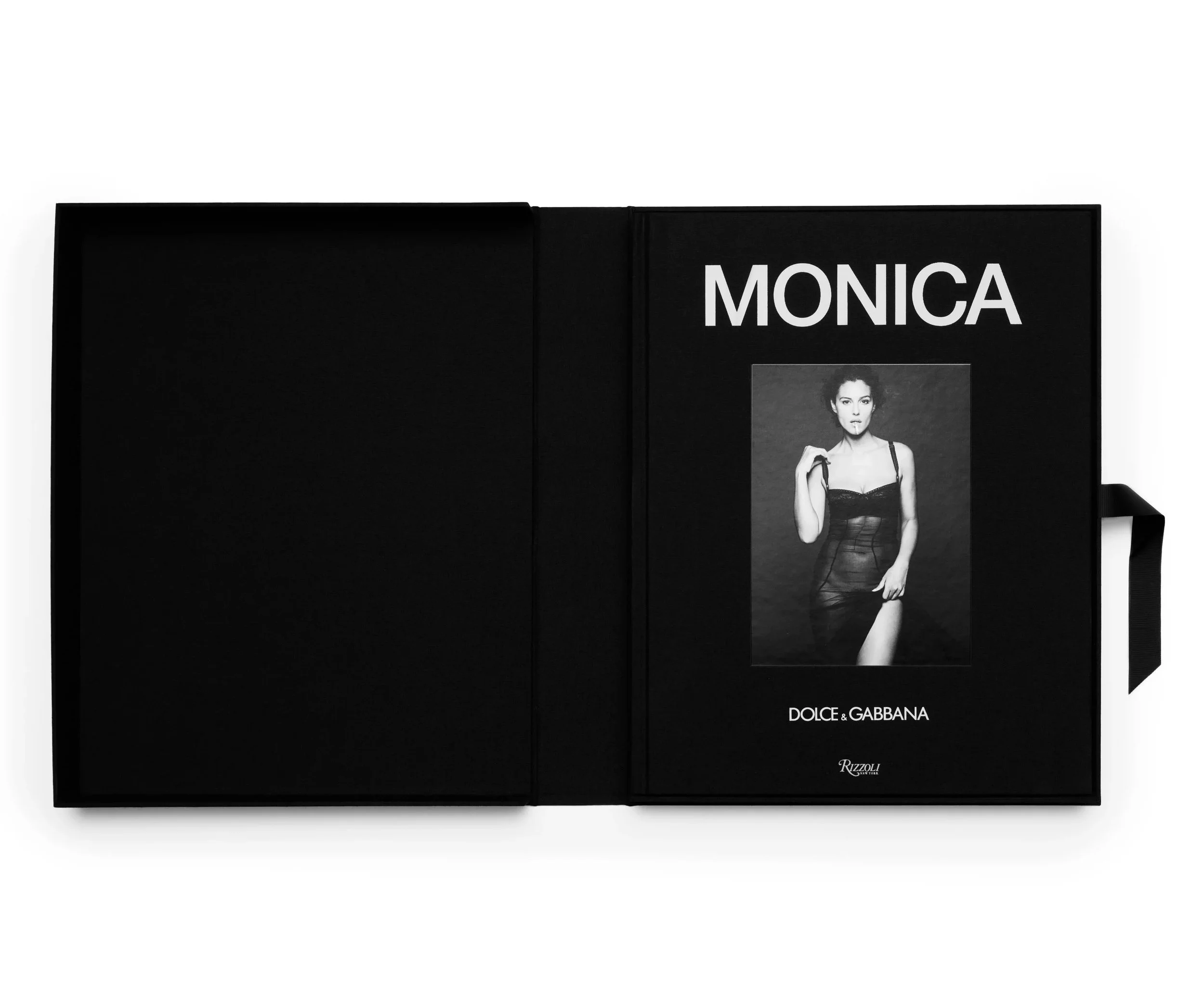 Monica, par Dolce & Gabbana et les éditions Rizzoli, maquette