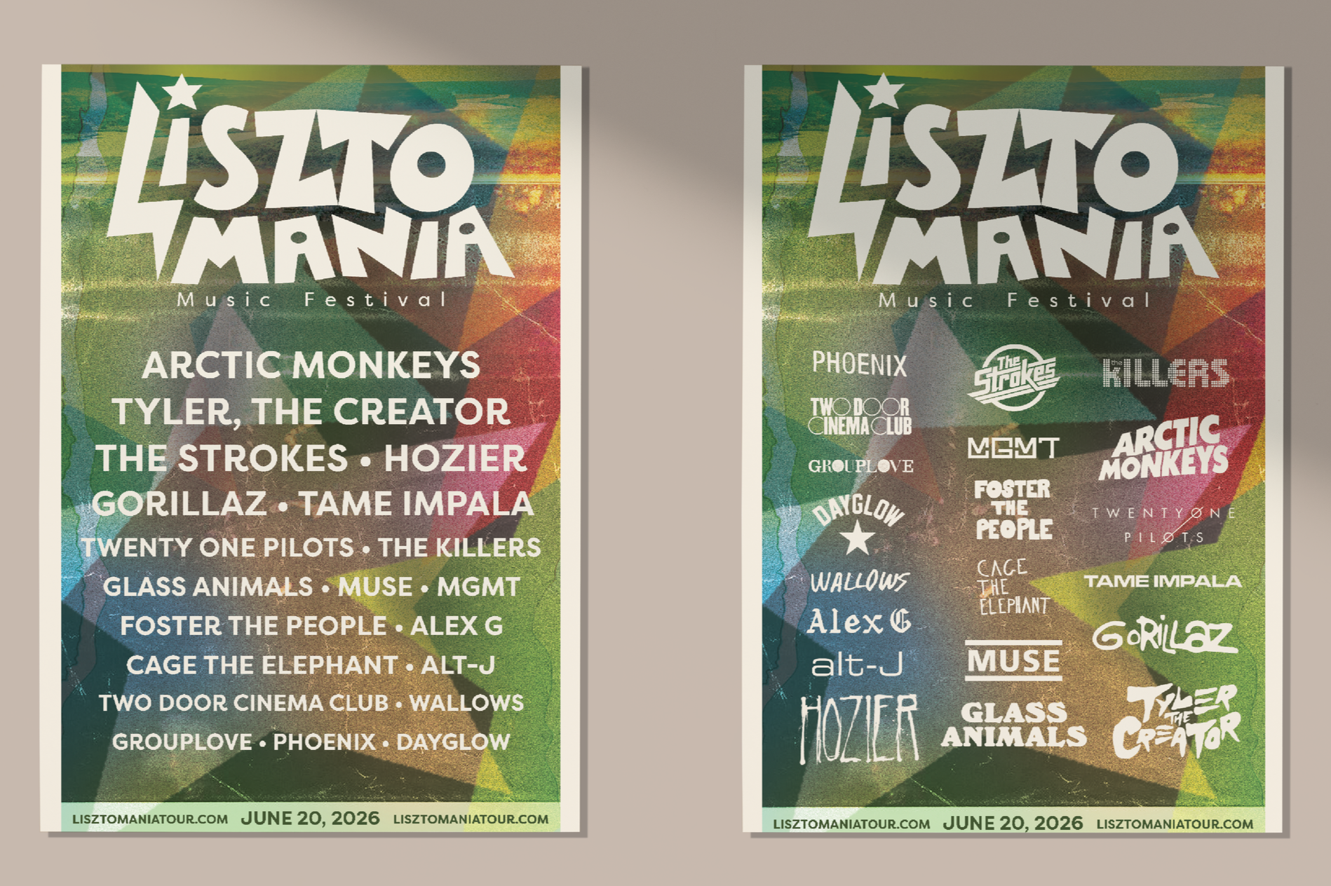 Lisztomania Music Festival Posters