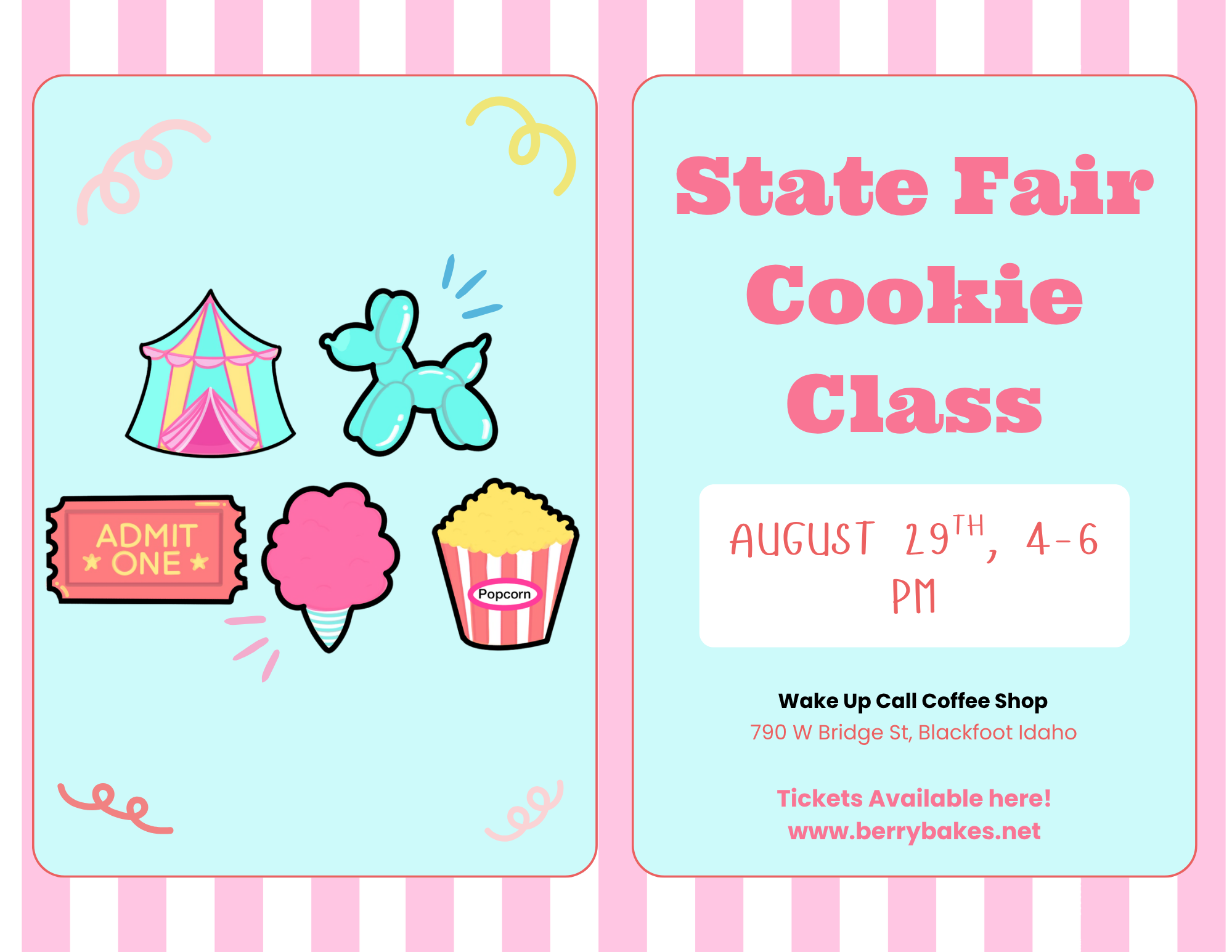 State Fair Cookie Class