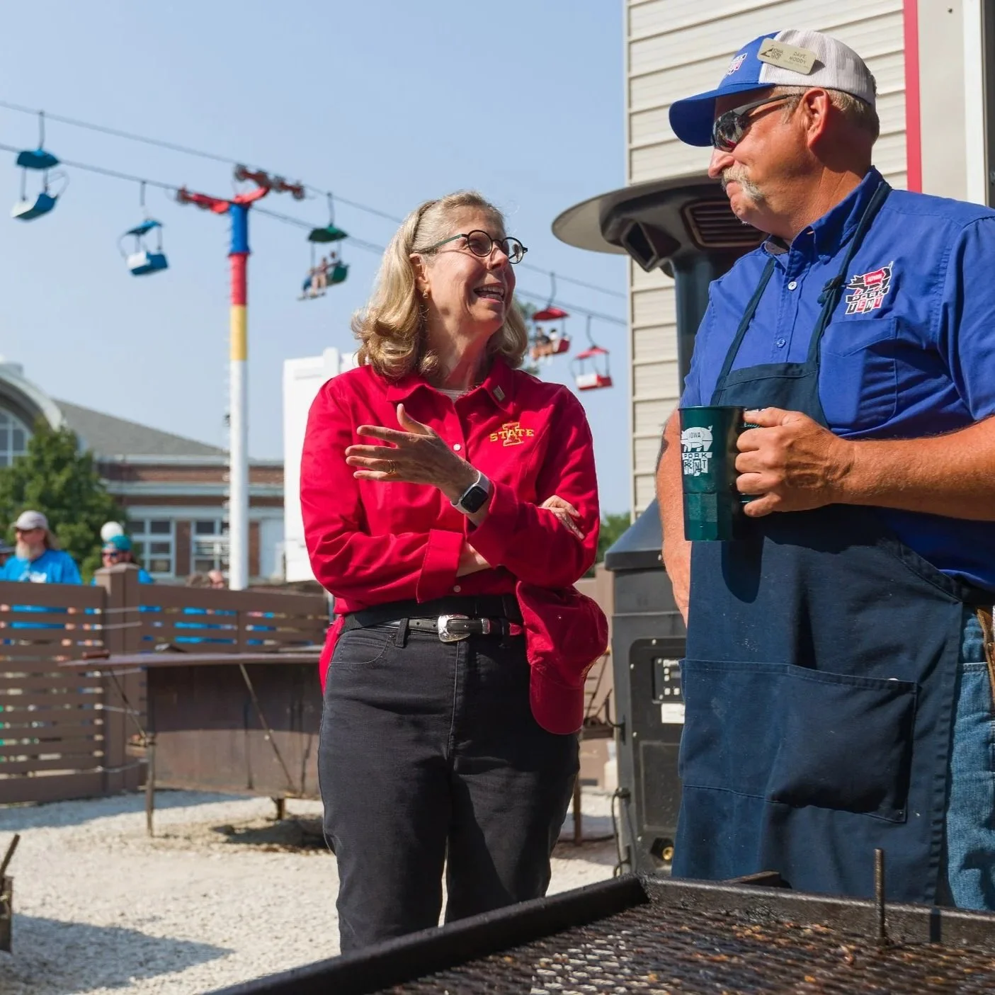 President Wendy Wintersteen at the Iowa State Fair