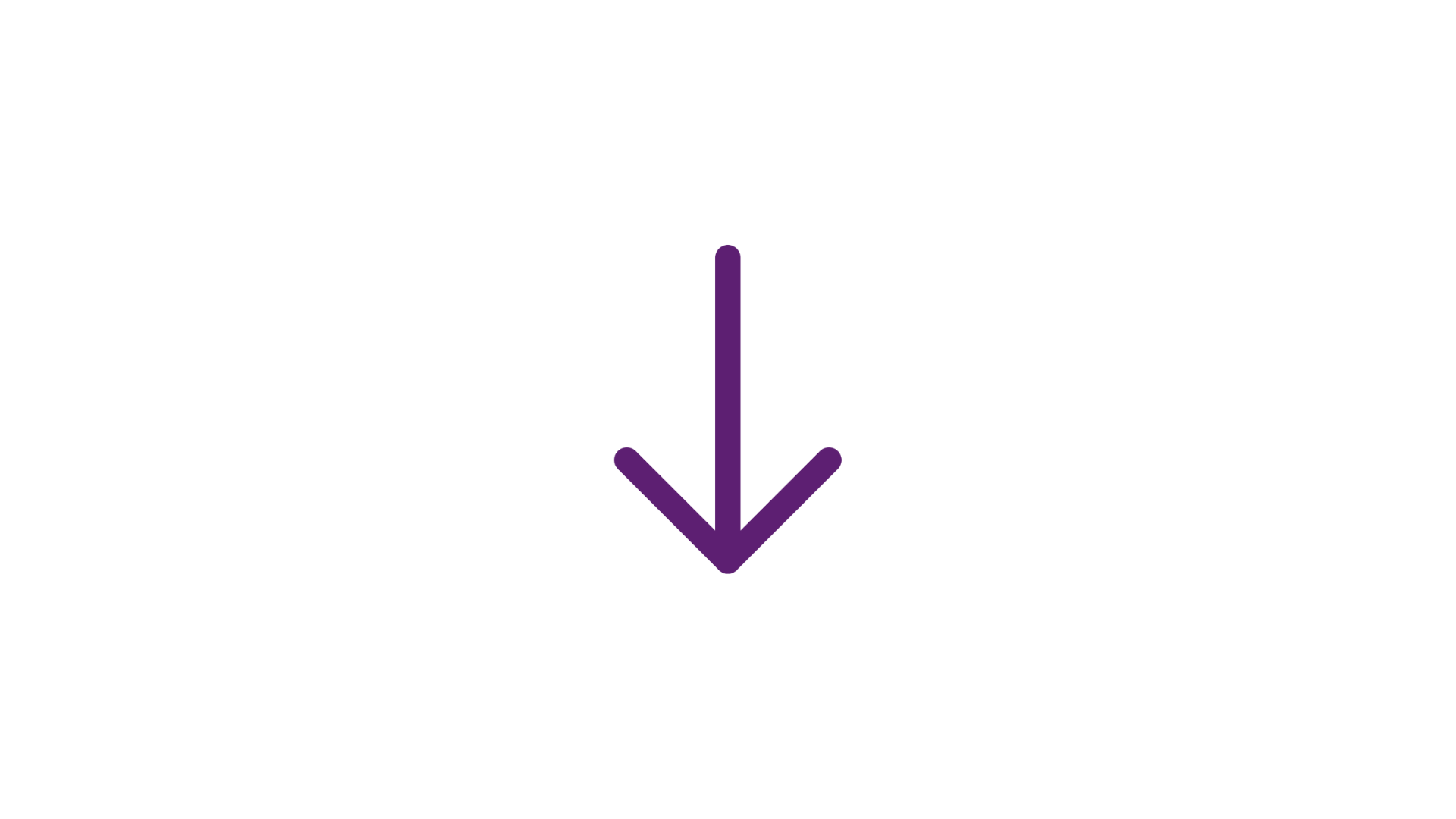 A purple arrow pointing downward.