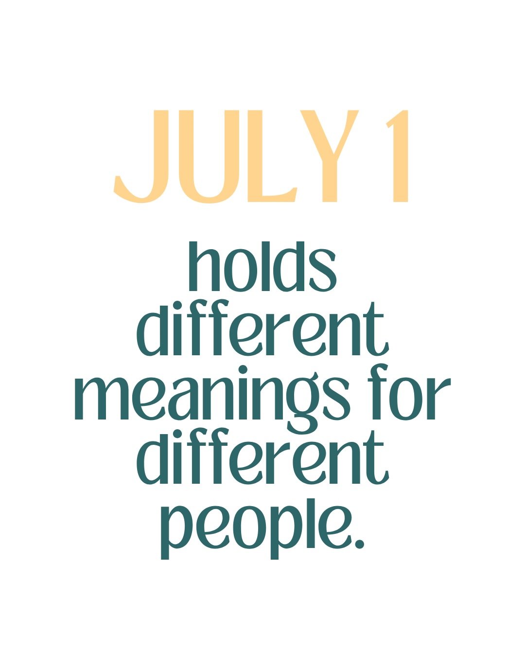 With july 1, and the midsummer market upon us, we wanted to share this perspective from @indigenousteacher. We&rsquo;re inviting folks to join us for a day of good food, good music, and good company, but being july 1, the only thing we are celebratin