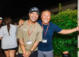 Joey Salgado with Young Han