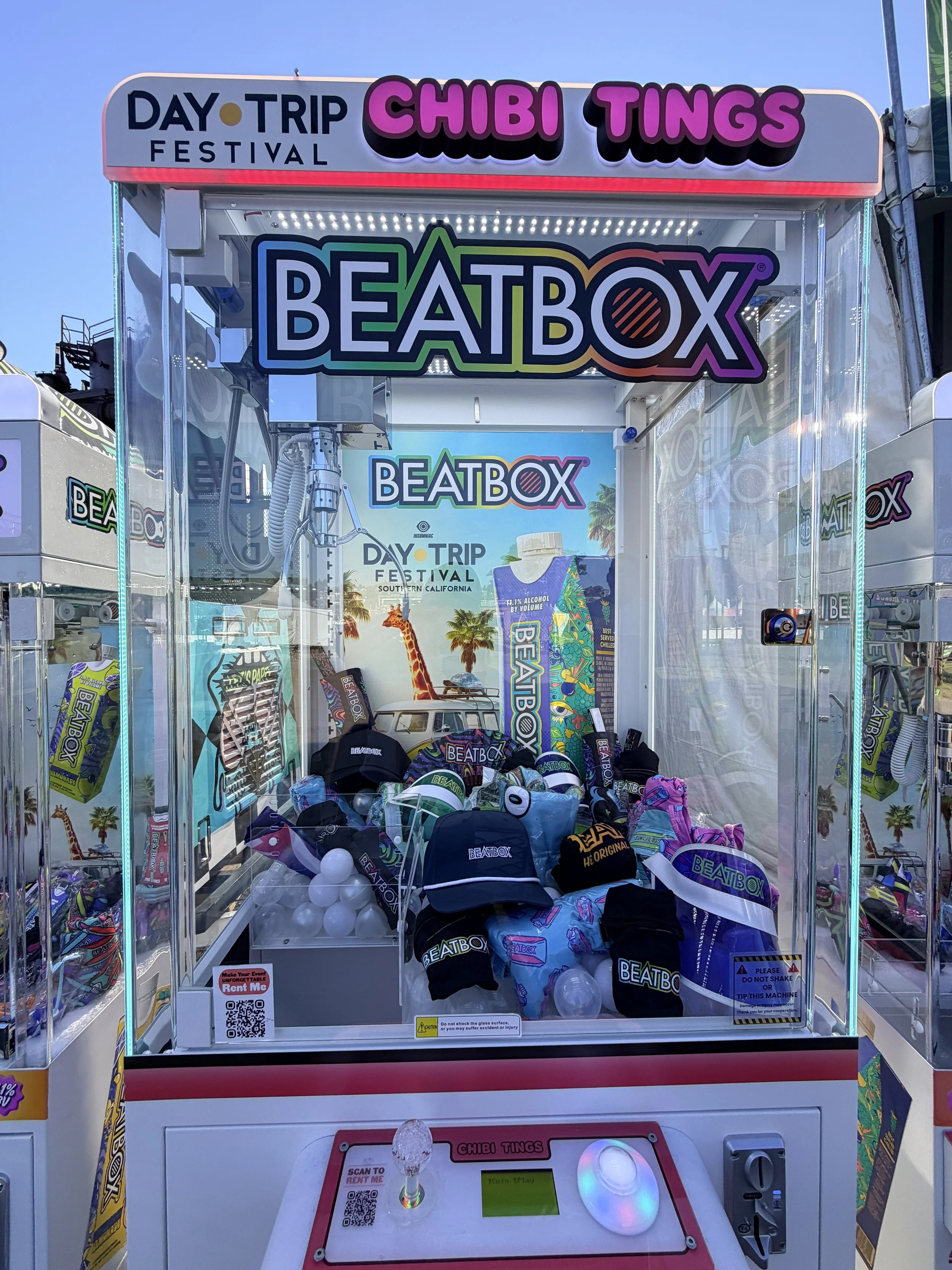 Rent your custom claw machine at your company or activation event