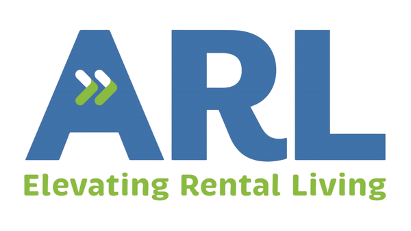 ARL logo with the slogan 'Elevating Rental Living' in green text