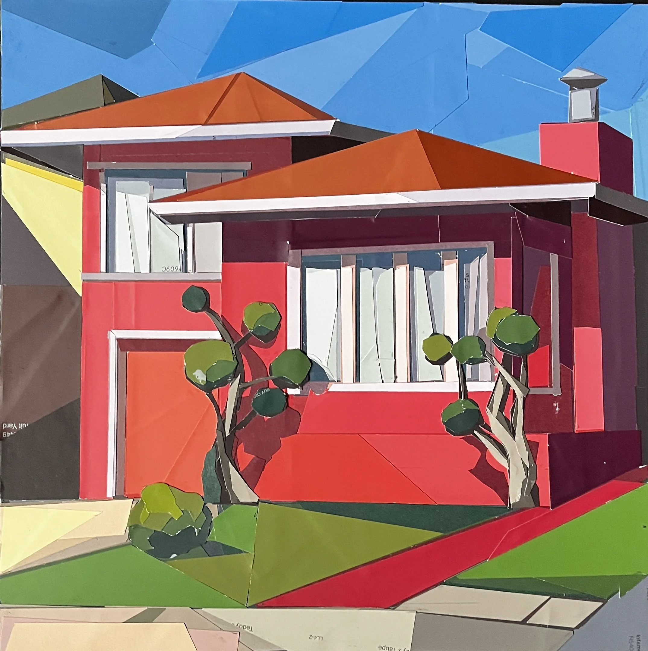 "Daly City Doelger (pink)"
12"x12"
paint chip collage
2026