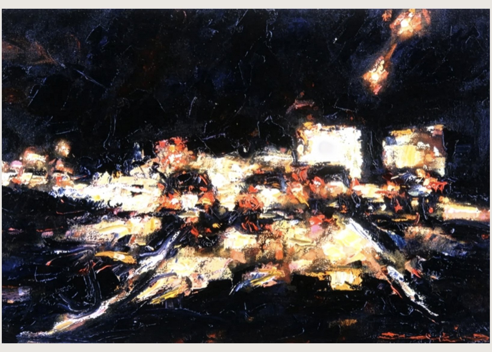 Wild Horses, Oil on canvas,  16"x22", 2003