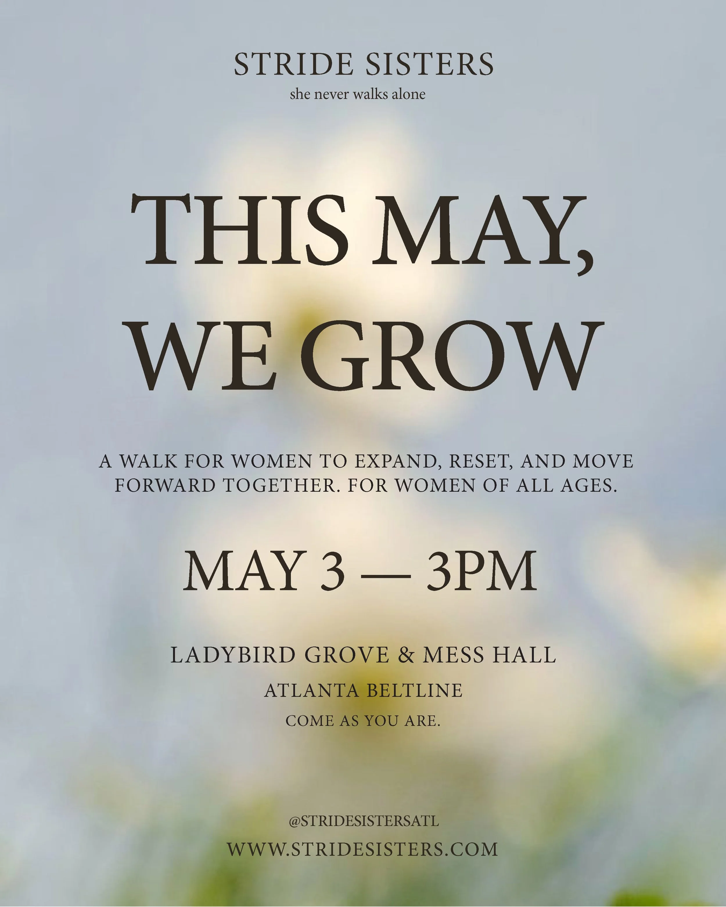TO GROW — MAY WALK