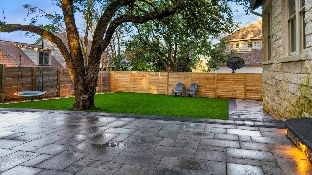 An alternate angle of the patio we constructed for a satisfied client.