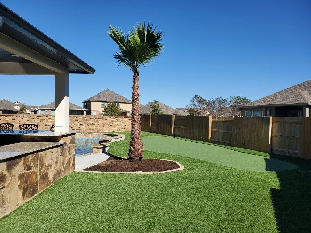 Artificial turf can withstand stressors natural grass can’t, and it’s safe for pets and children.