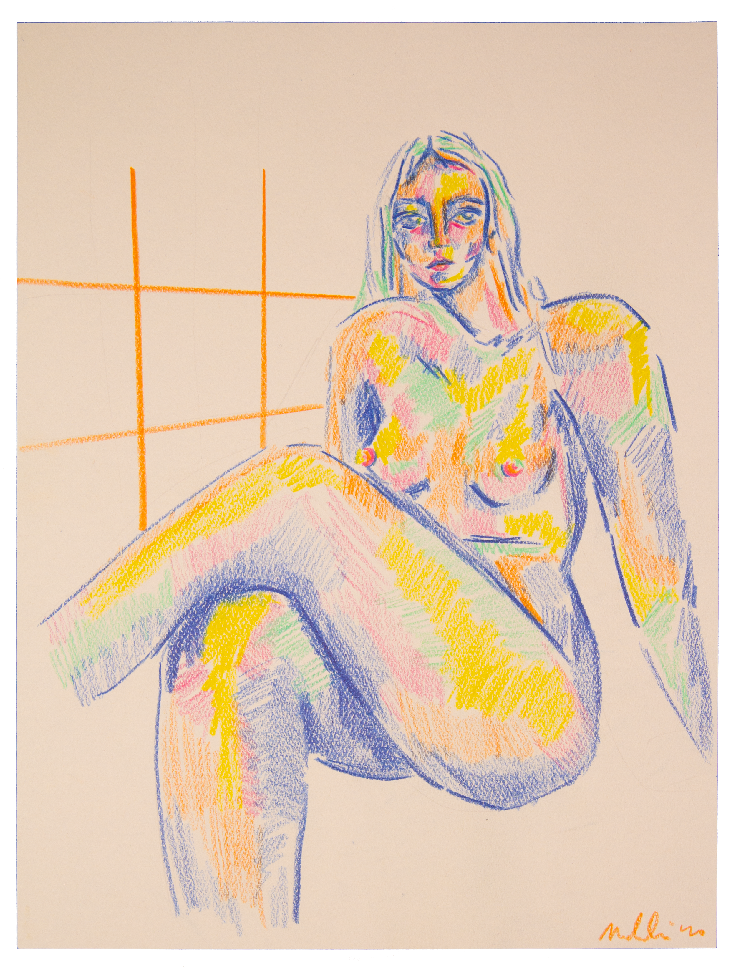 "Lover II," 8x12 Pencil on Paper