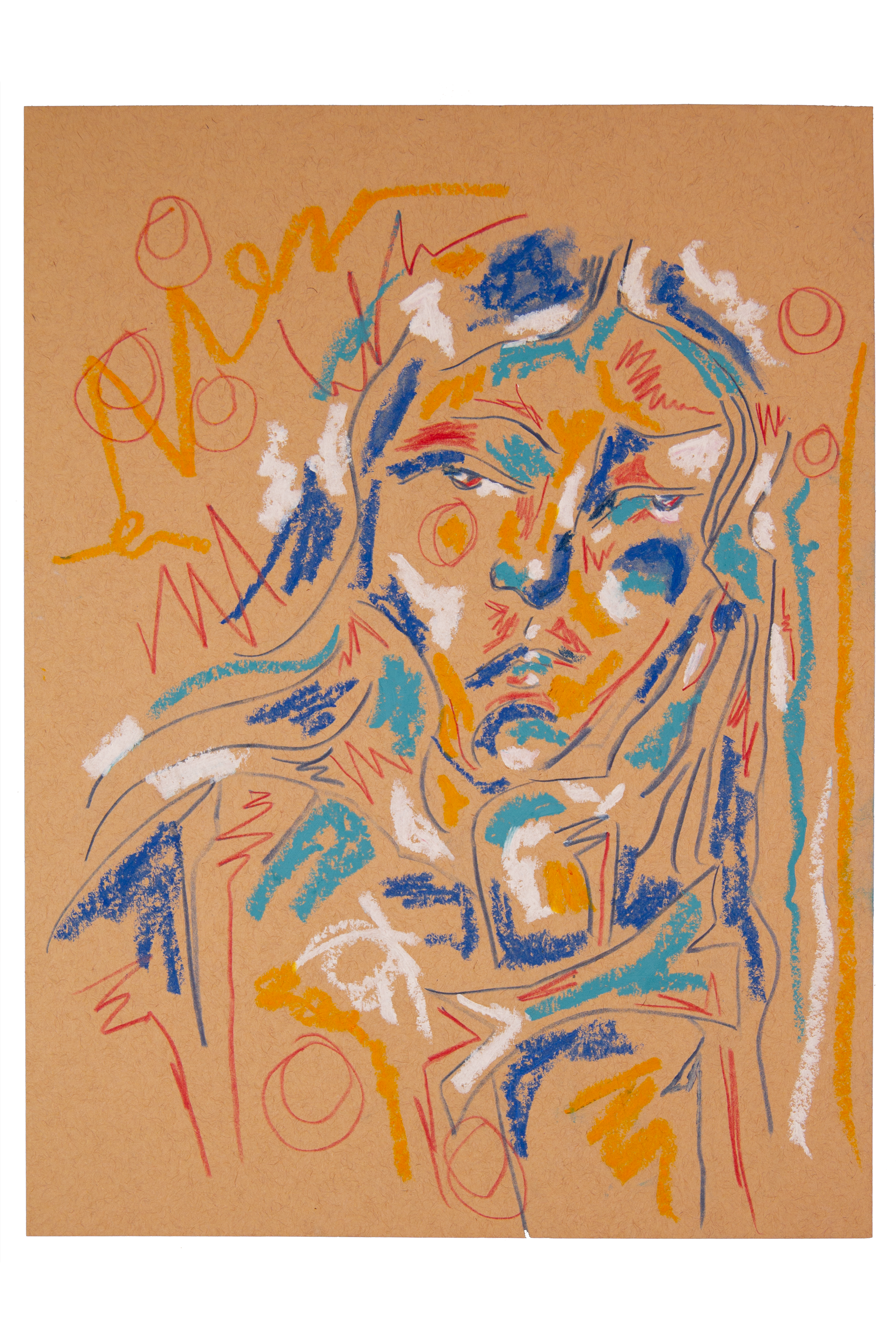 "Rain in LA," 2025, 9x12 Pastel on Paper