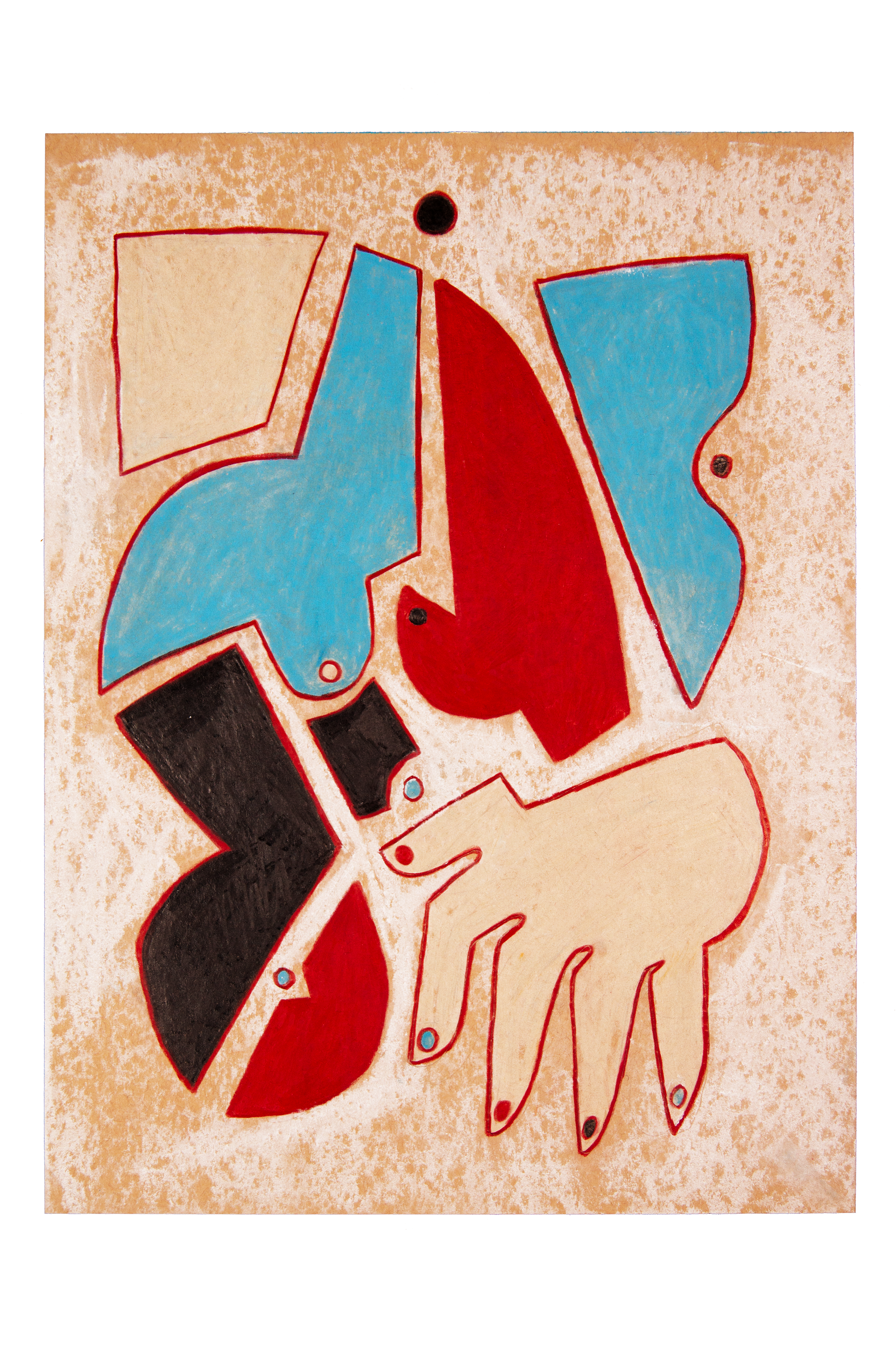 "Twister," 2025, 9x12 Pastel/Pencil on Paper