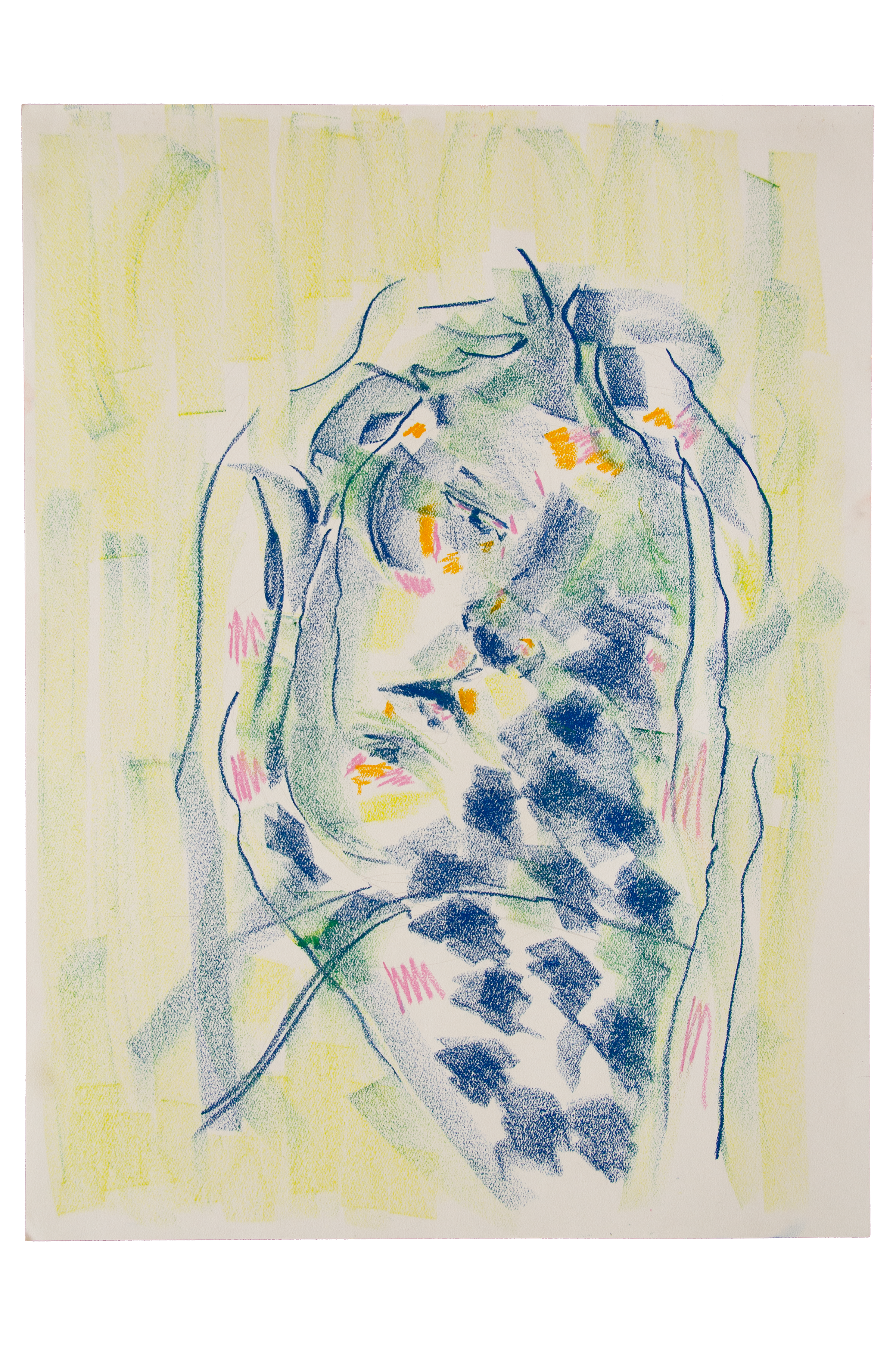 "Weeping," 2026, 18x24 Pastel on Paper