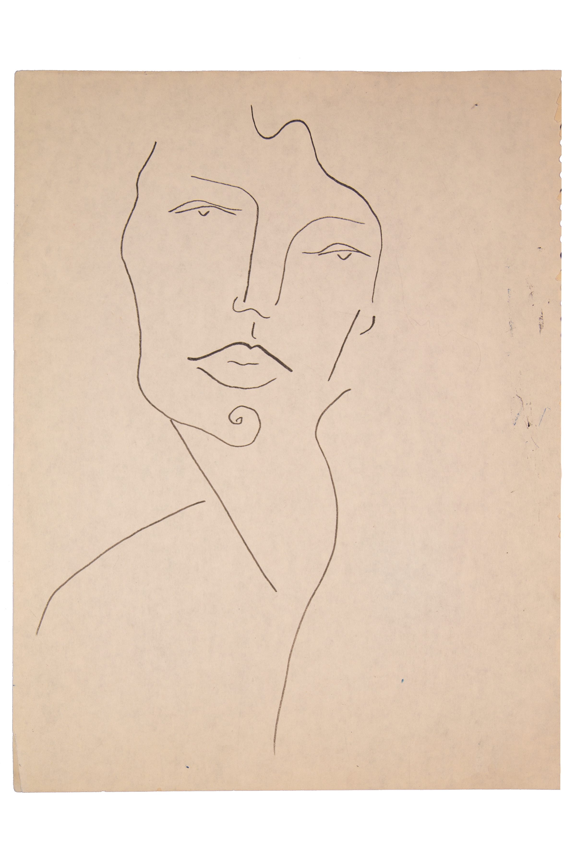 "Portrait," 2020, 11x14 Pen on Paper