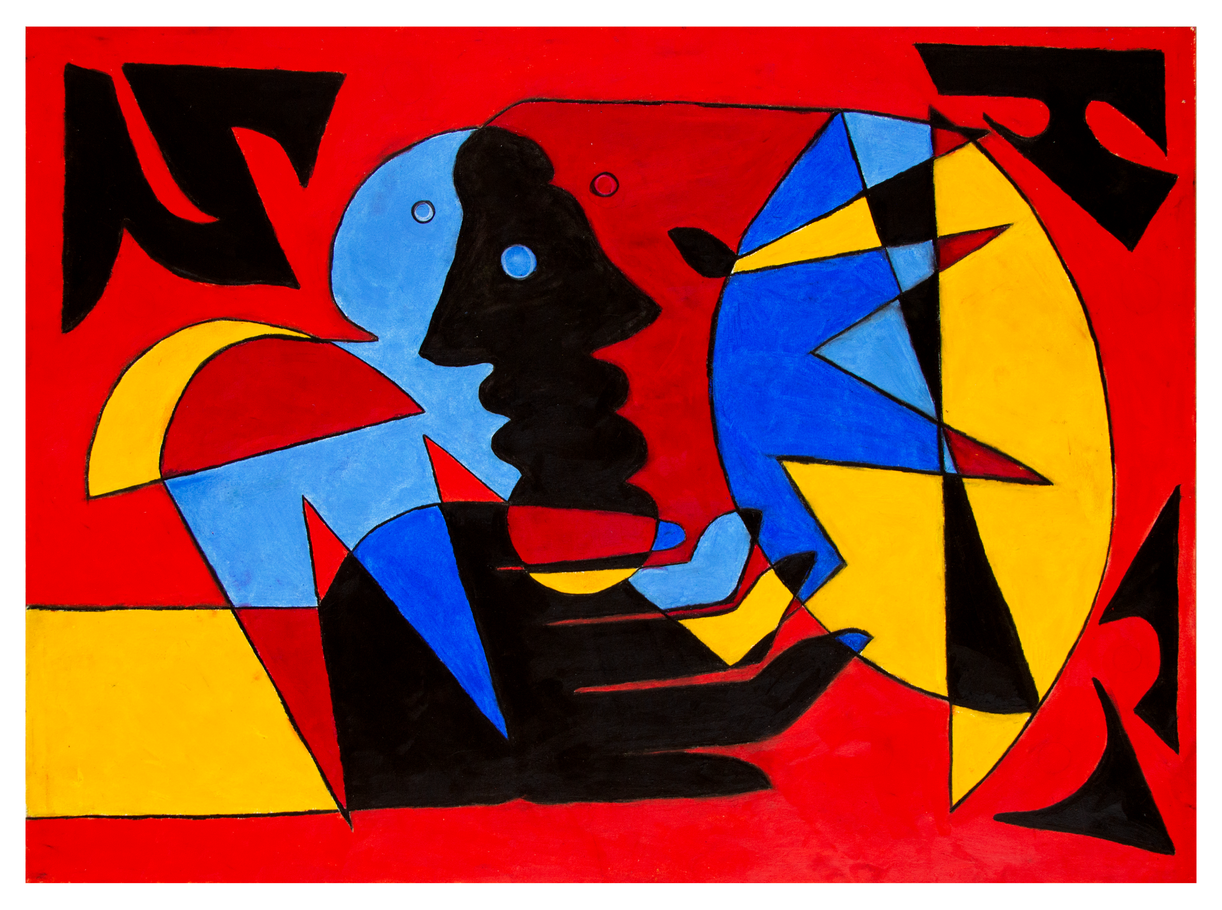 "Razor's Edge," 22x30 Pastel on Paper