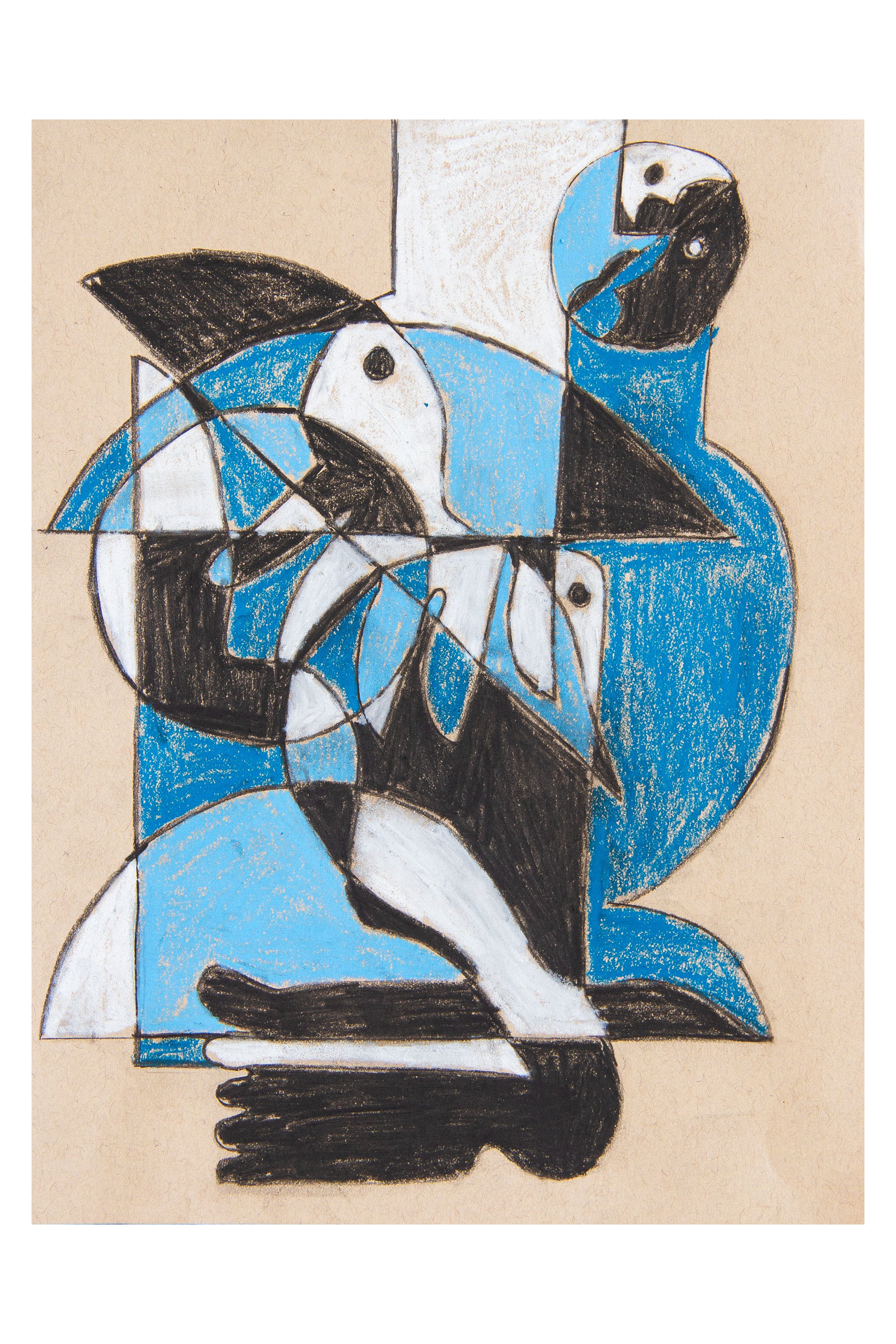 "exploration," 2026, Pastel on Paper