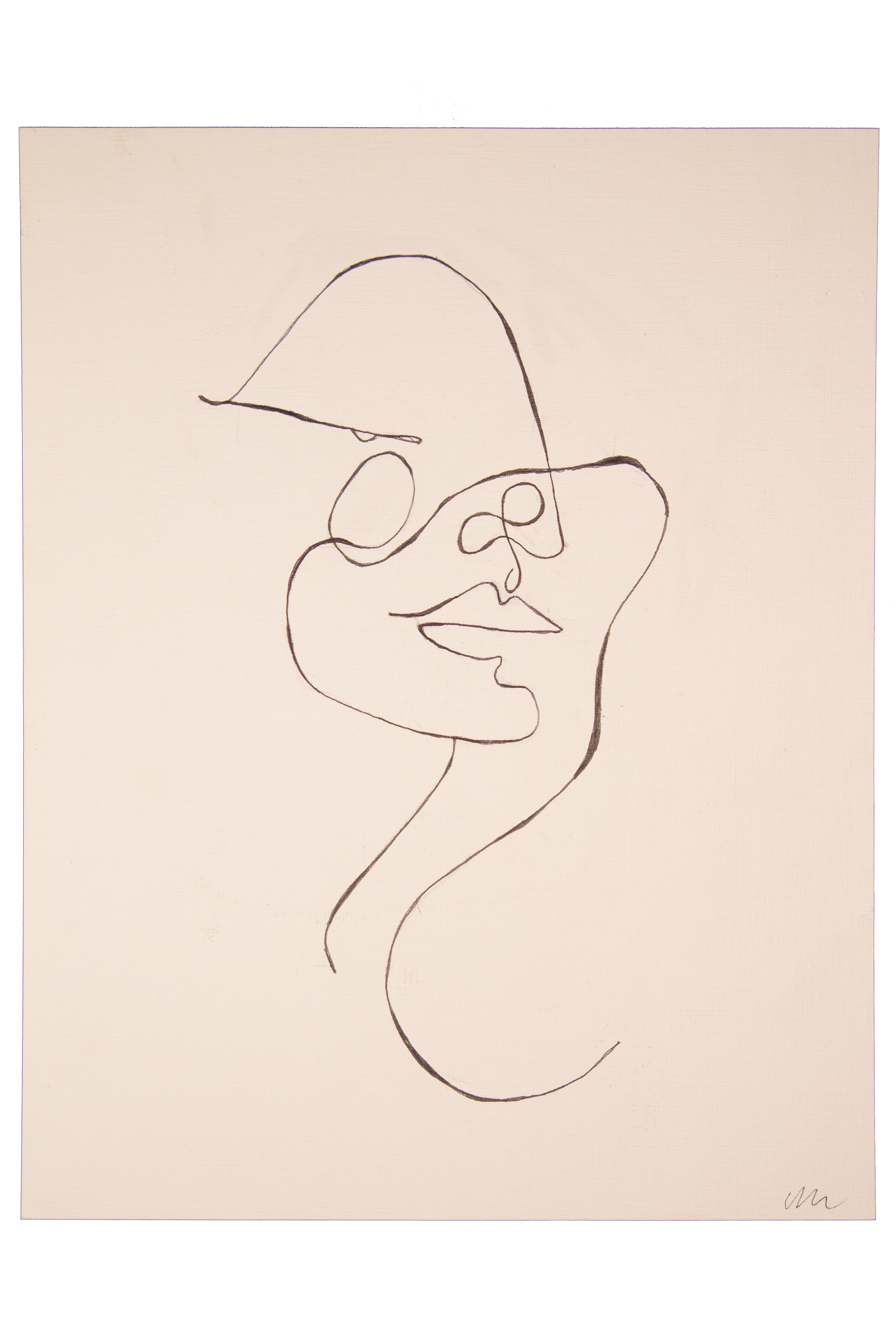 "Silver Dagger," 2018, 11x14 Pen on Paper