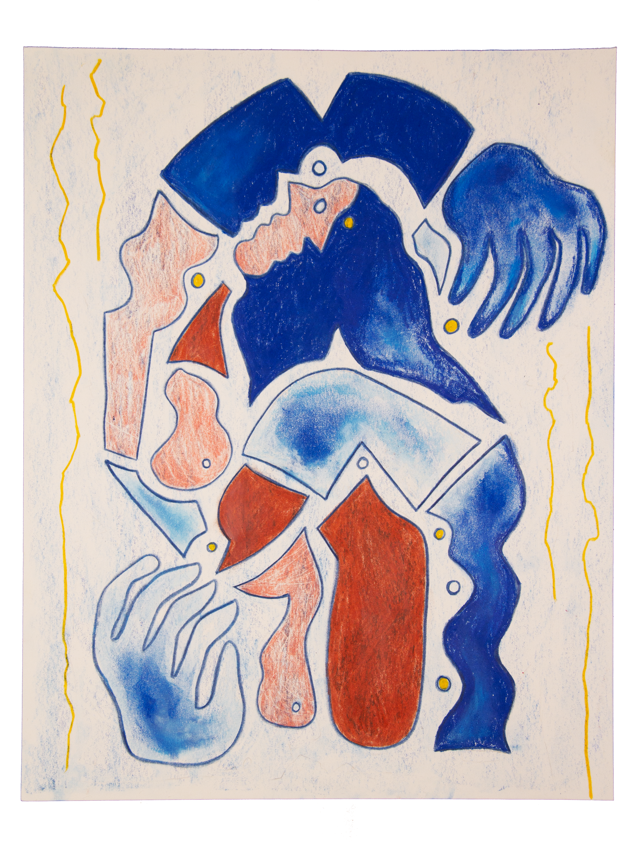 "Asked and Answered," 8x12 Pastel/Pencil on Paper