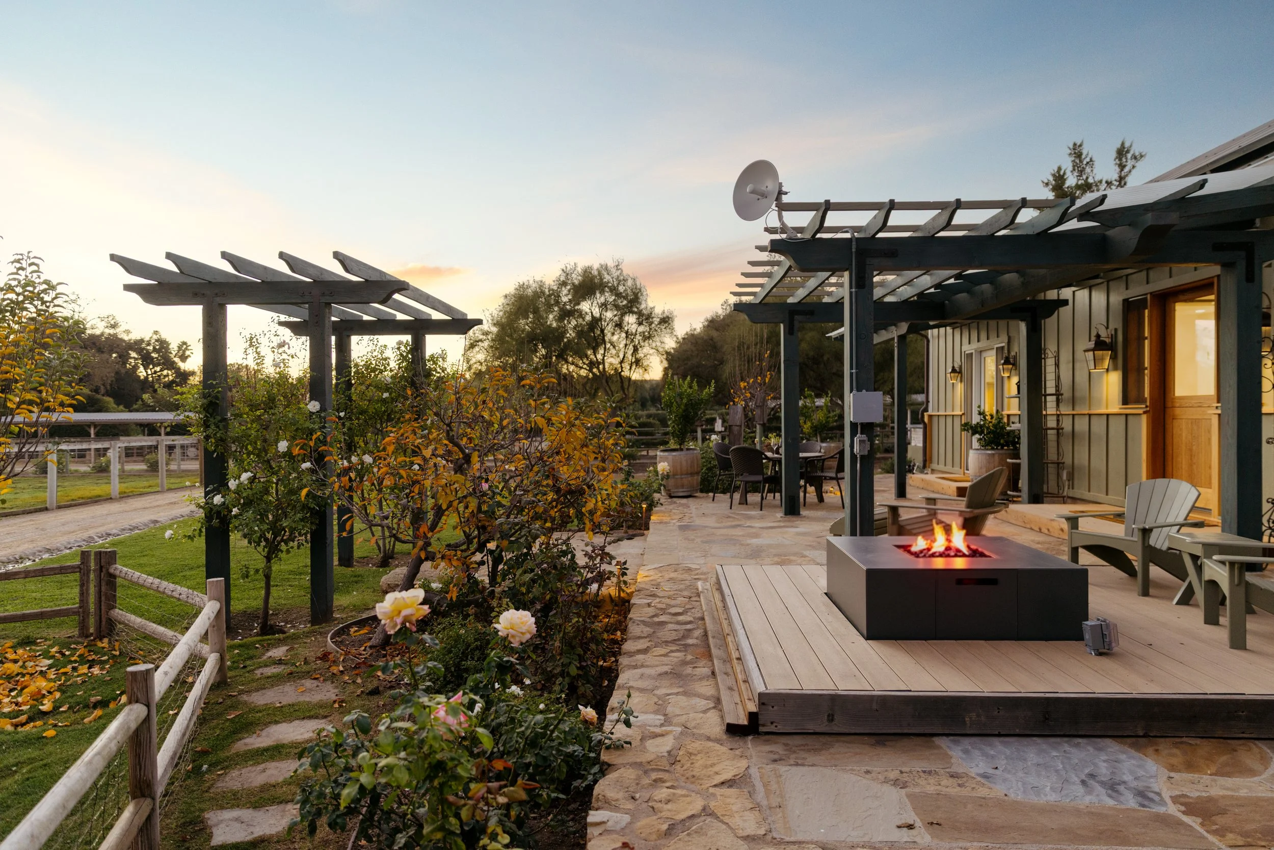 The Cottage at Angels Landing Farm, a peaceful vacation rental in Los Olivos, CA.