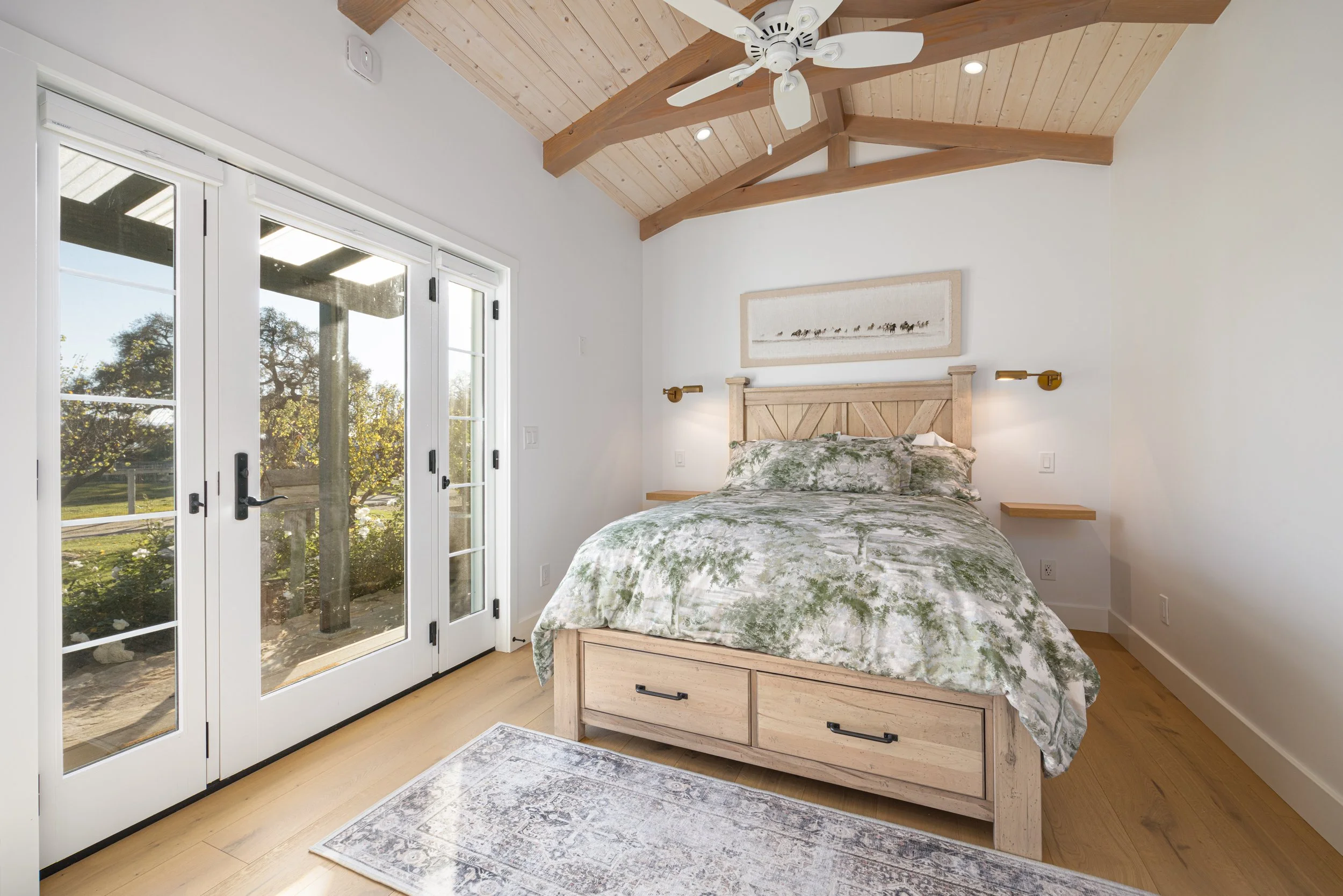 The Cottage at Angels Landing Farm, a peaceful vacation rental in Los Olivos, CA.