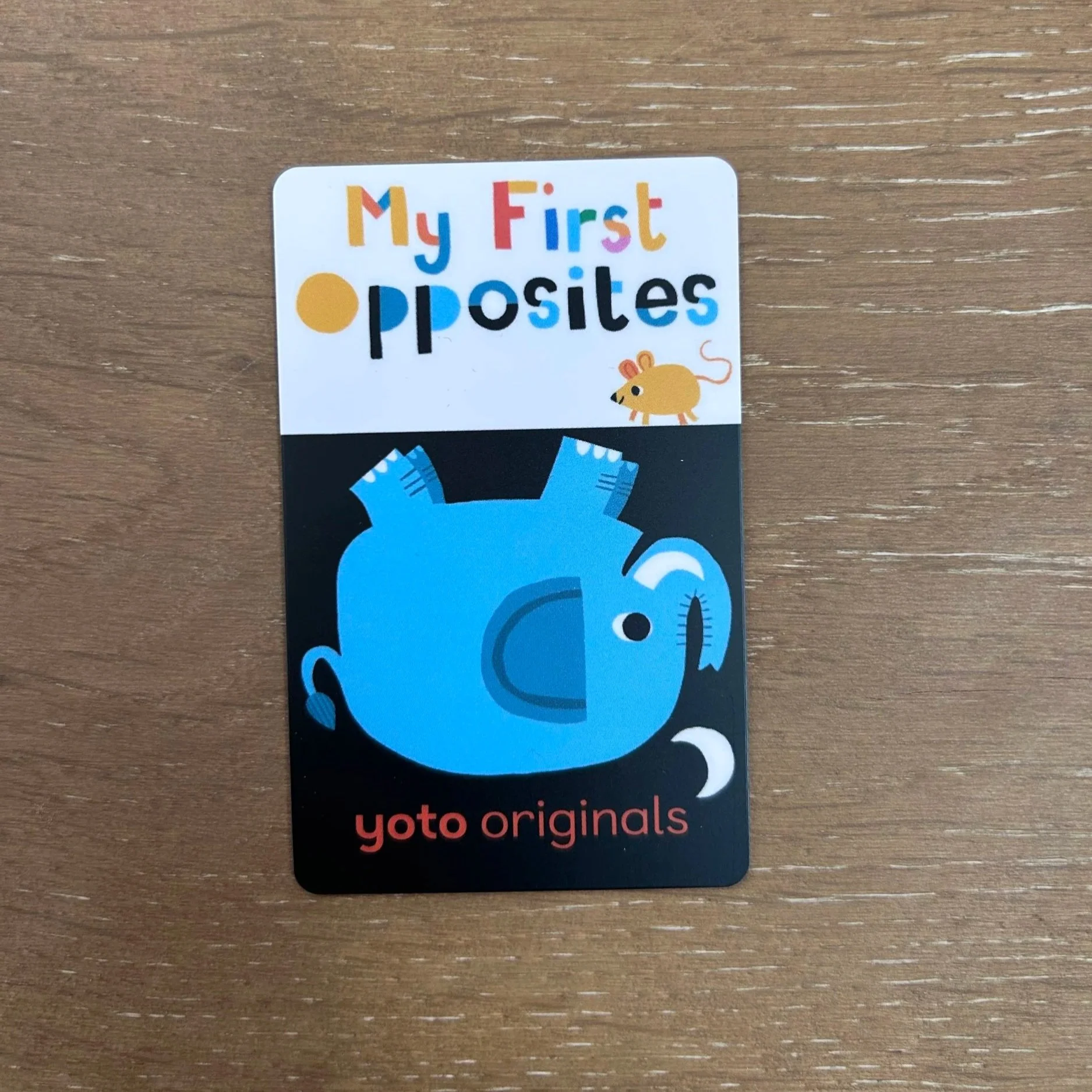 My First Opposites Yoto Card