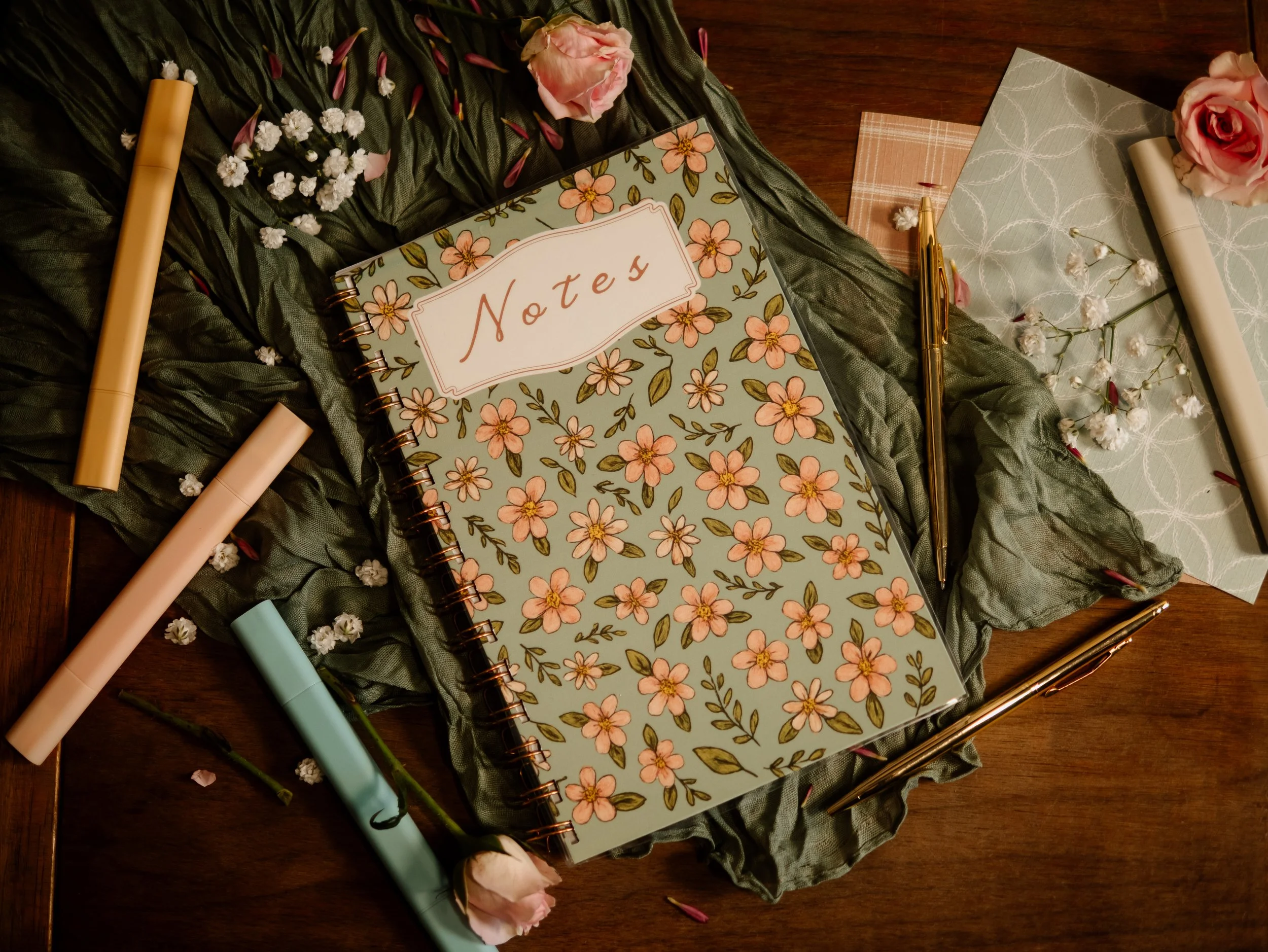 Pink Petals Notebook