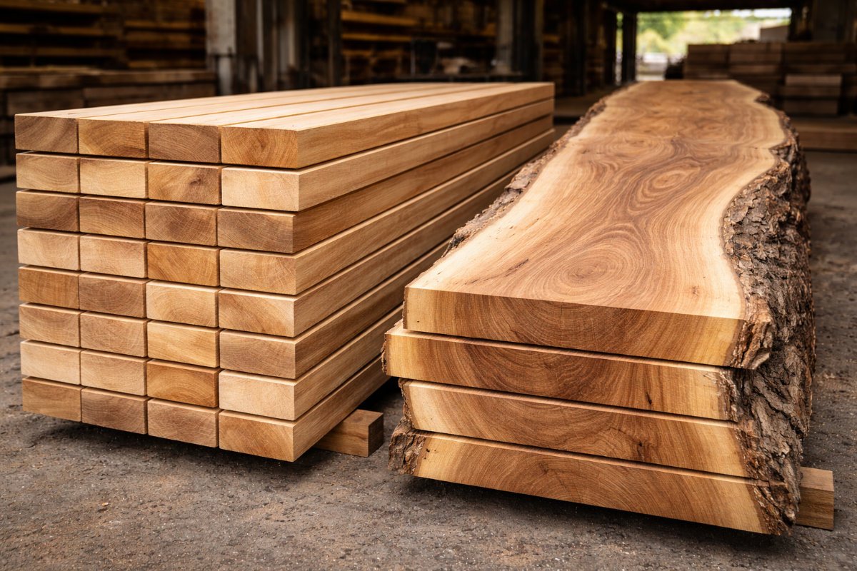 Dimensional Lumber vs. Live Edge Slabs: Which Is Right for Your Project?
