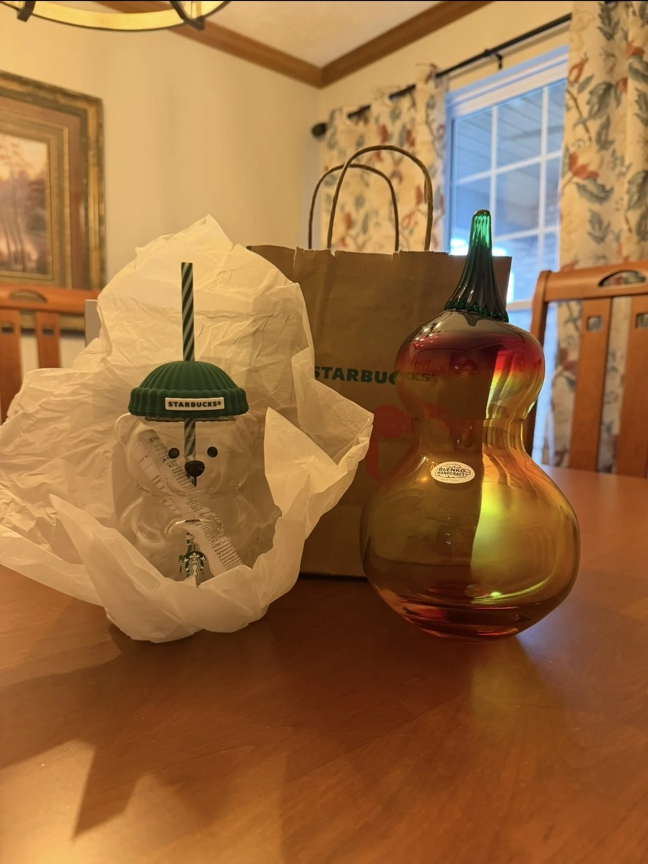 Bearista Cup &amp; Blenko Drawing