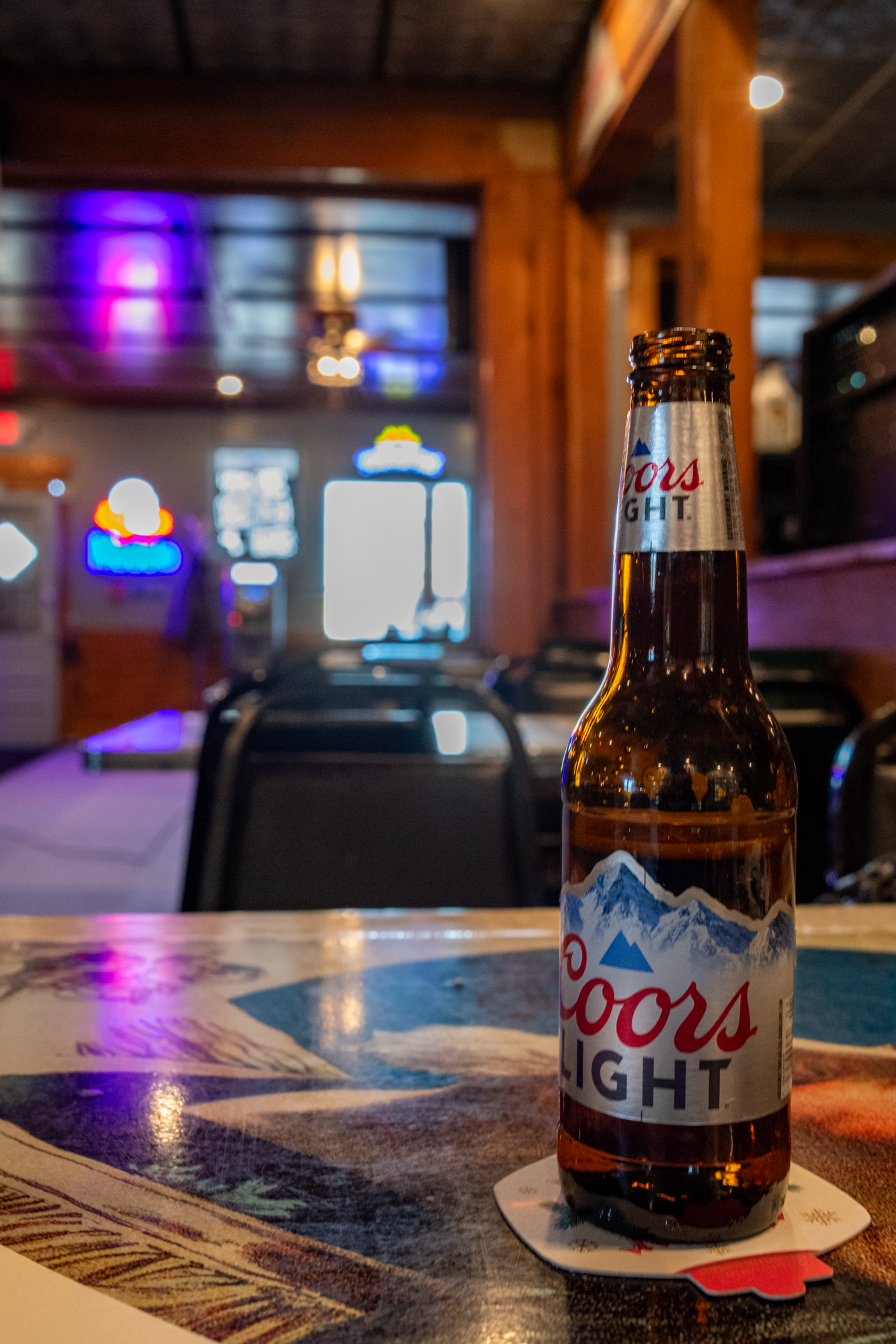 Cold Beer at Cassie's Saloon in Cody, Wyoming