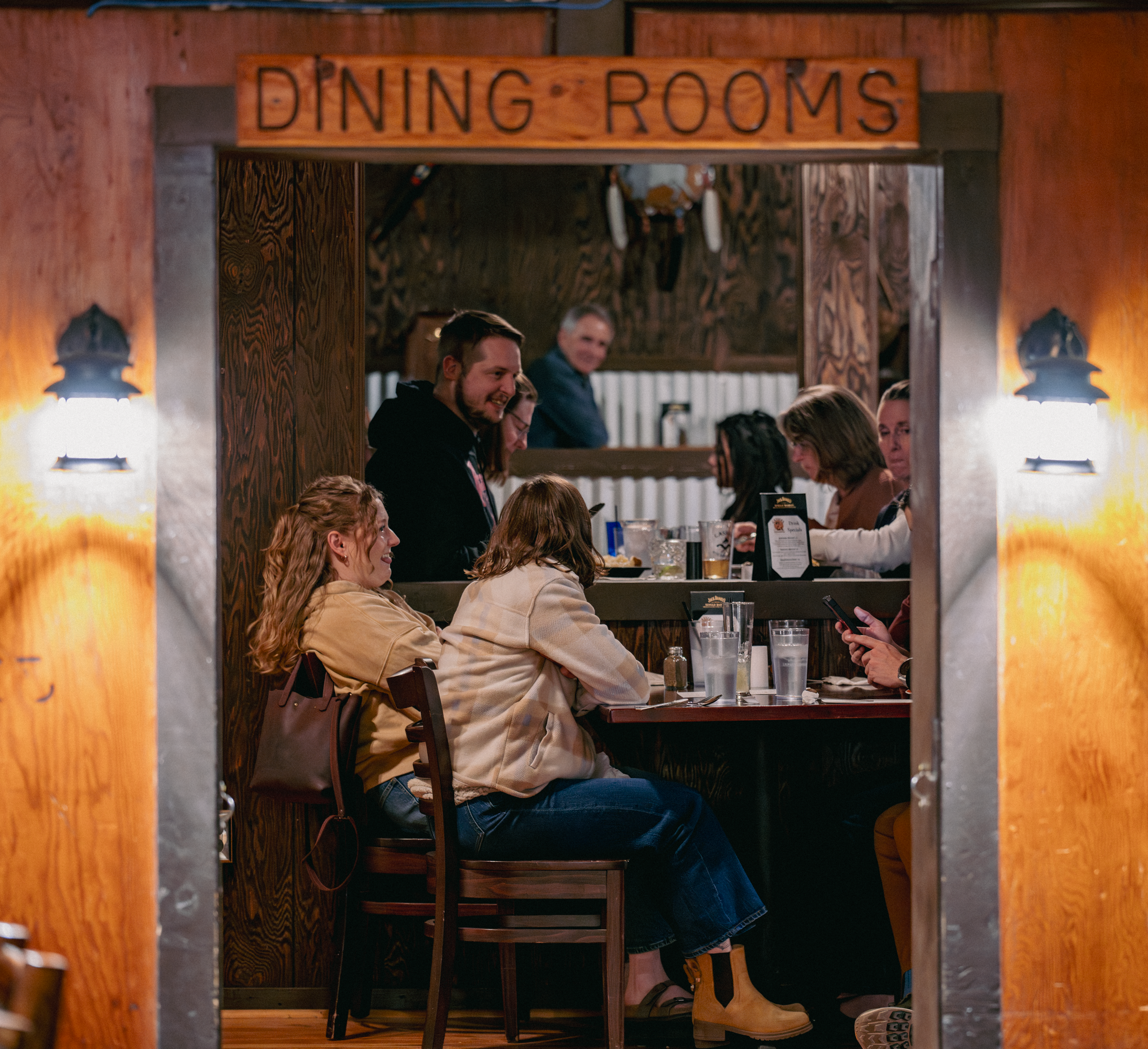 The Dining Rooms At Cassie's Steakhouse in Cody, Wyoming