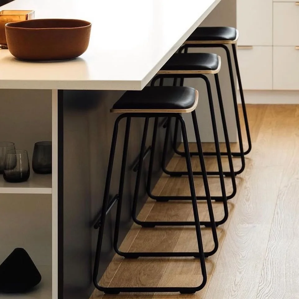 The SS Bar Stool is elegant, well designed and comfortable enough to hold you for hours and hours. The lightweight design and the welcoming look make it suitable for any kitchen. The seat available in Natural or Black finish, making it easy to match 