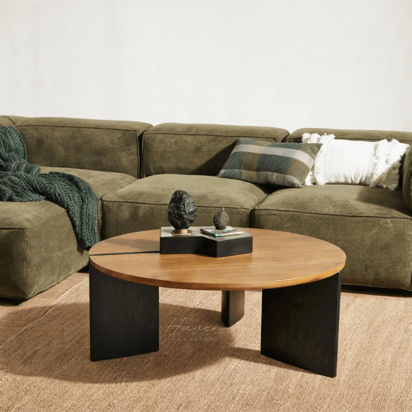 This Japanese-inspired coffee table balances calm simplicity with sculptural presence. A solid oak top showcases the natural grain, bringing warmth and quiet character to the space. Distinctive tsubaki legs create a grounded, architectural silhouette